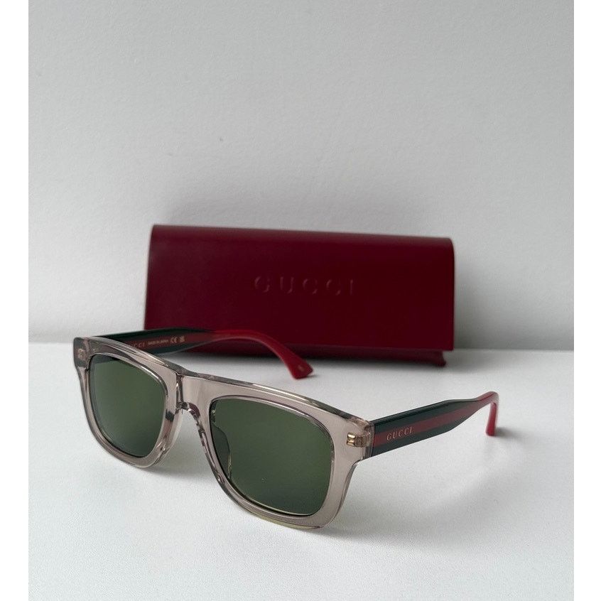 Gucci NEW Gucci GG1991S 003 Brown Square Sunglasses $395 Size ONE SIZE - 1 Thumbnail