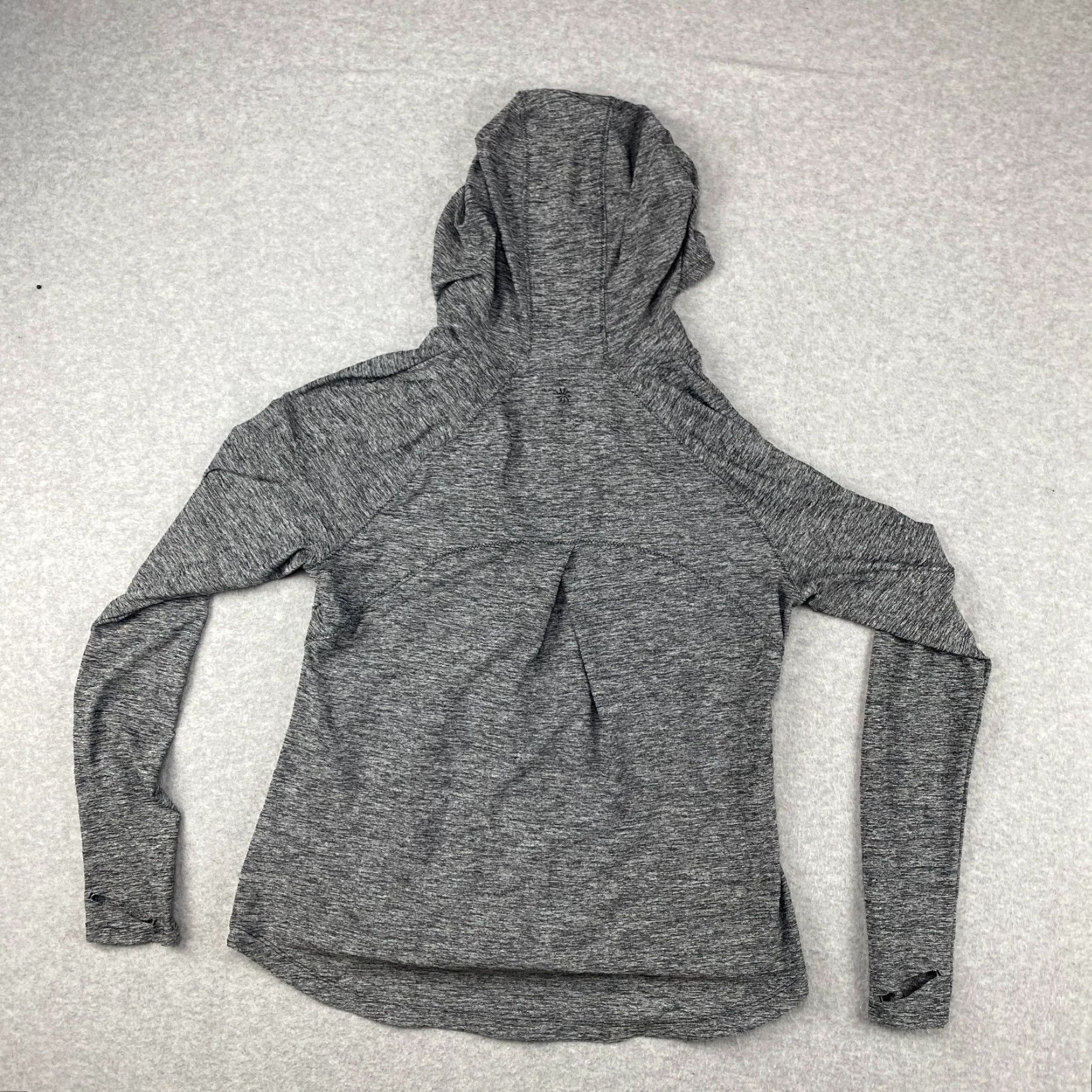 Athleta Athleta Hoodie Women L Black Solid Full Zip Pockets Thumbholes Breathable Activewear Best for Running & Jogging Full Zip Hooded Athleisure Size L / US 10 / IT 46 - 6 Thumbnail