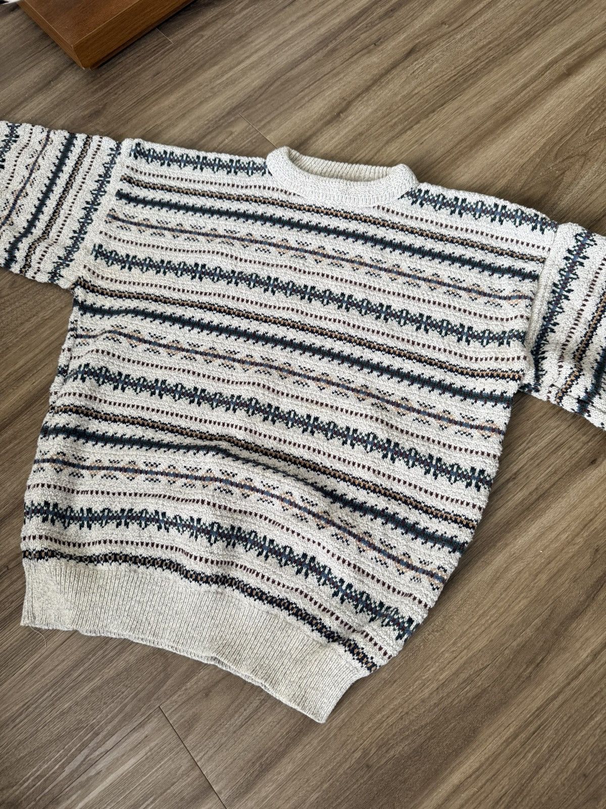 Jantzen Vintage striped patterned Jantzen Sport Knit sweater Large Size US L / EU 52-54 / 3 - 2 Thumbnail