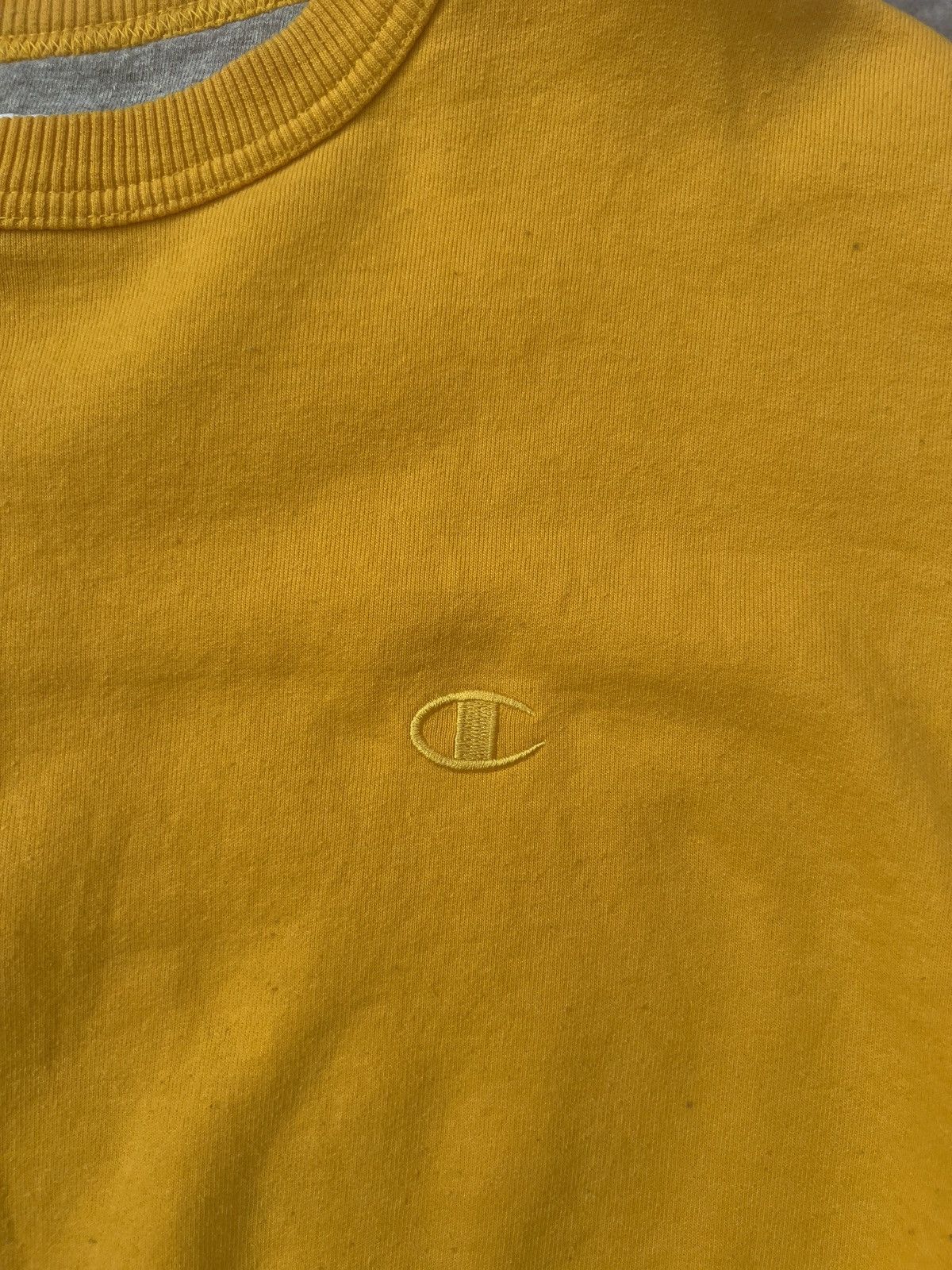 Champion Vintage Champion Longsleeve Yellow Sweater Size US M / EU 48-50 / 2 - 3 Thumbnail