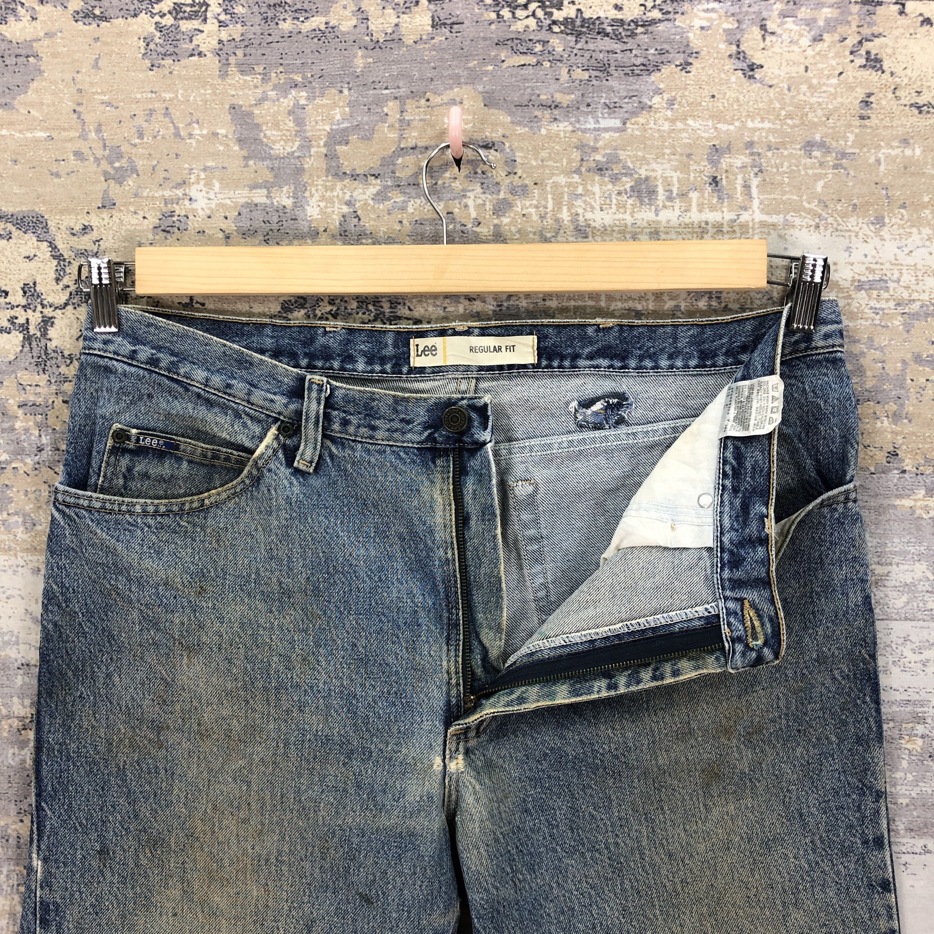 Lee Vintage Dirty Lee Stonewash Jeans Rusty Lee Cowboys Denim Size US 36 / EU 52 - 6 Thumbnail
