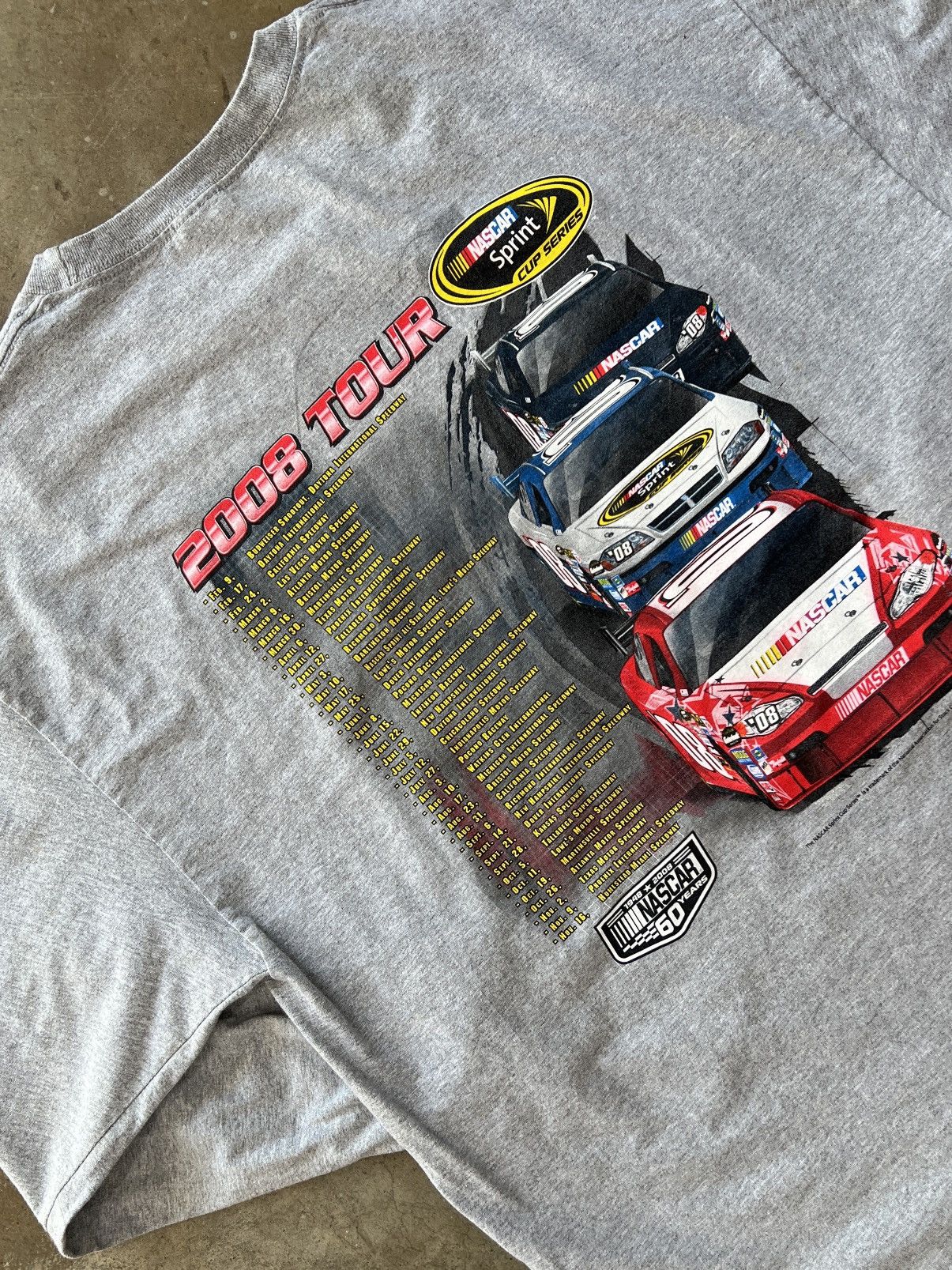 NASCAR × Vintage Vintage NASCAR 2008 Tour Sprint Cup Series Long Sleeve 2XL Size US XXL / EU 58 / 5 - 1 Thumbnail