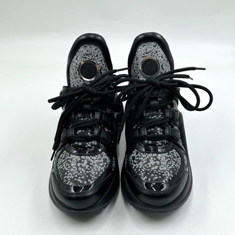 Louis Vuitton Louis Vuitton Black Gypsophila Arch Dad Shoes Size US 5 / IT 35 - 3 Thumbnail