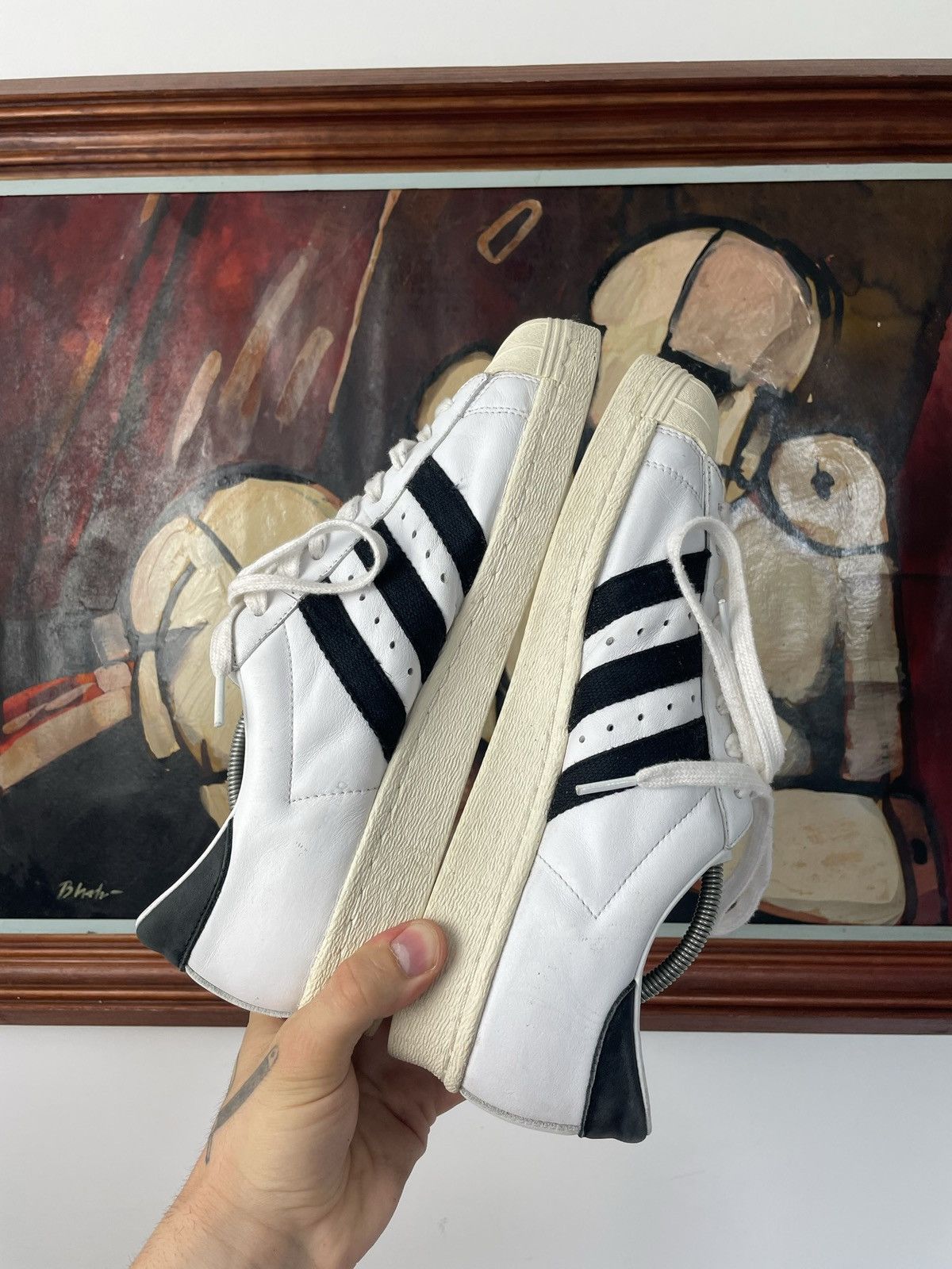 Adidas Sample 2017 Adidas Superstar Premium Hype Low Sneakers Rare Size US 9 / EU 42 - 6 Thumbnail