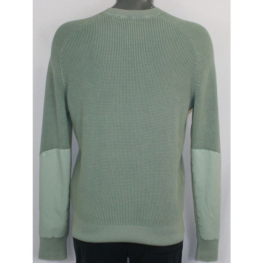 Rag & Bone rag & bone Sweater Mens Large Green Waffle Knit Crewneck Size US L / EU 52-54 / 3 - 4 Thumbnail