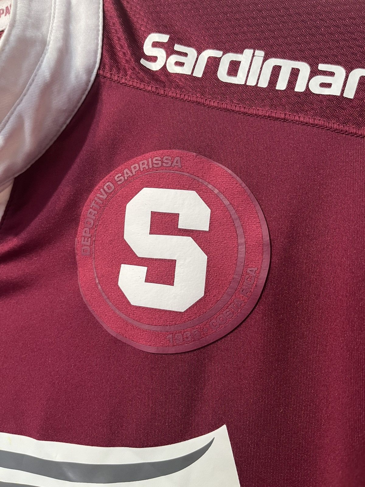 Kappa Deportivo Saparissa 2015/2016 Home Soccer Football Jersey Size US L / EU 52-54 / 3 - 5 Thumbnail