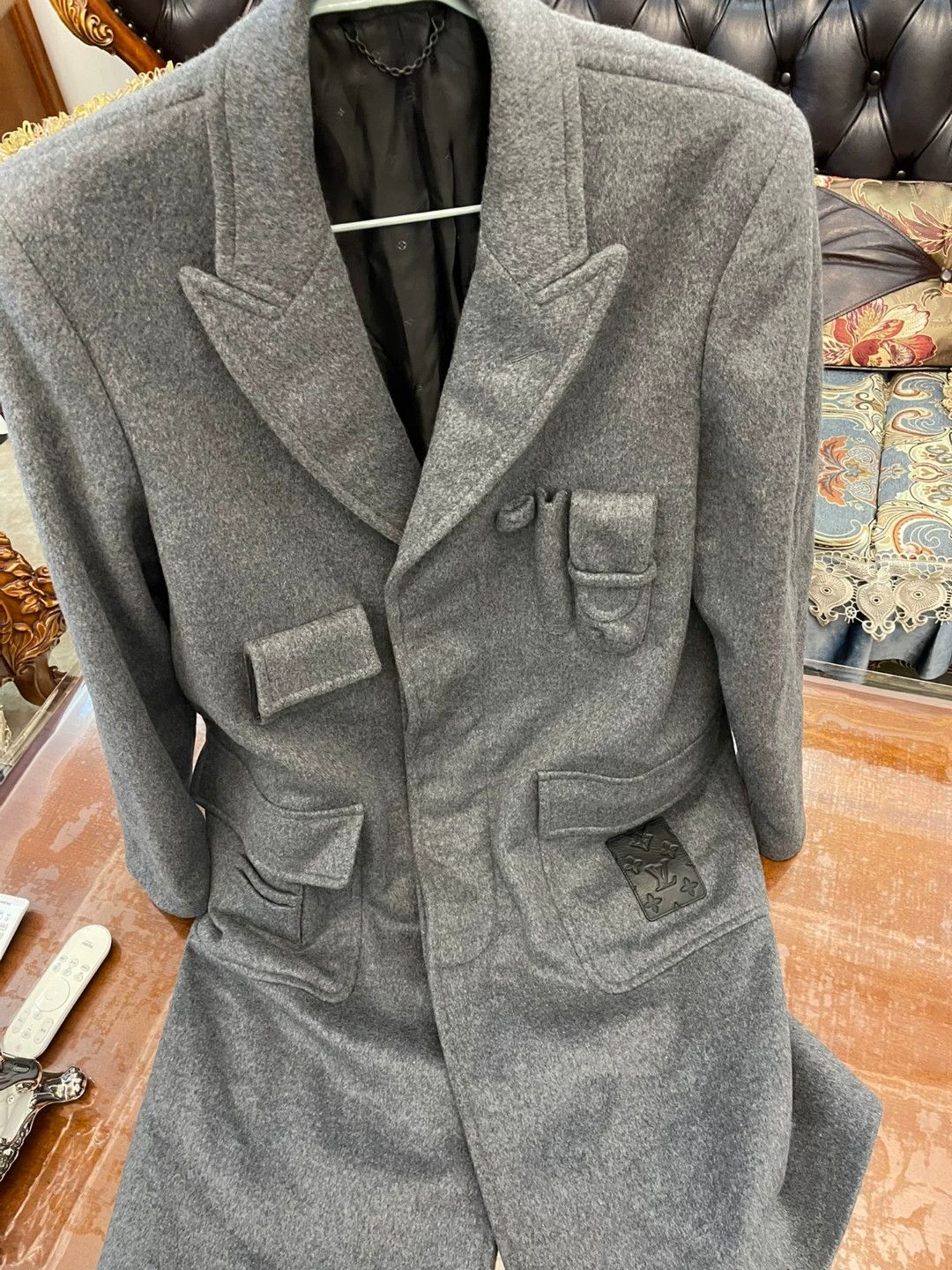 Louis Vuitton LV New Pure Wool Coat 3D Pockets Stylish Authentic Size US L / EU 52-54 / 3 - 3 Thumbnail