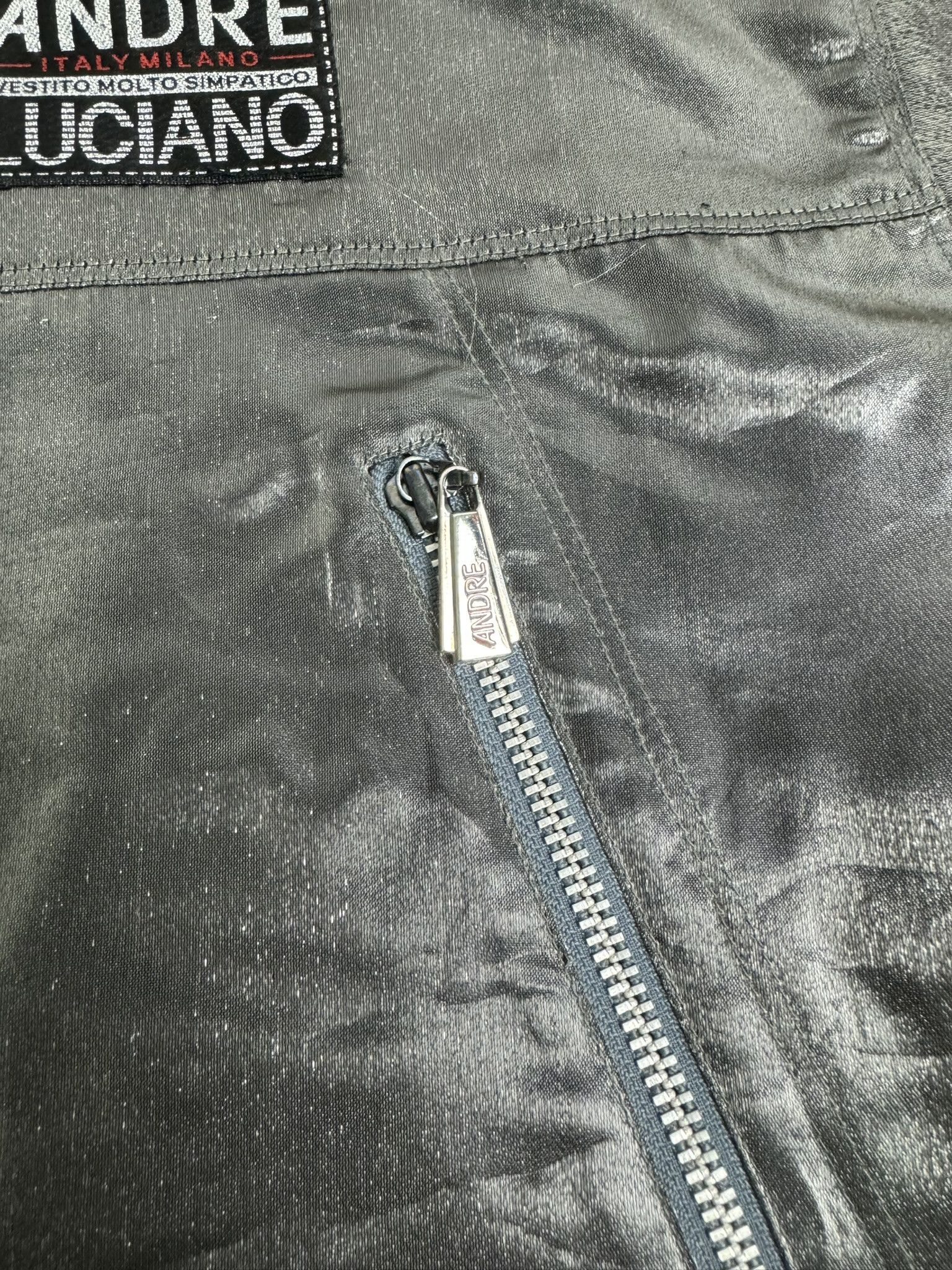 Andreluciano Andreluciano Italy Milano Blink Metallic Light Jacket Size US L / EU 52-54 / 3 - 4 Thumbnail