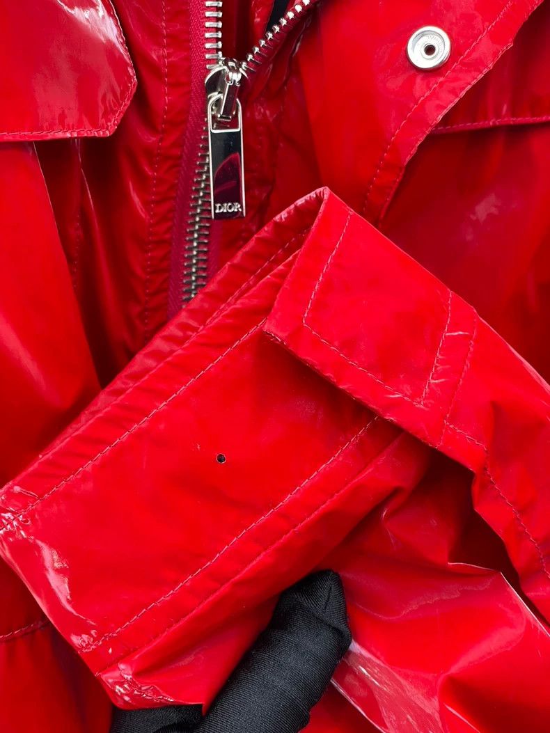 Dior Dior Wang Junkai's same red leather jacket 2501-Nextarrow Size US M / EU 48-50 / 2 - 5 Thumbnail