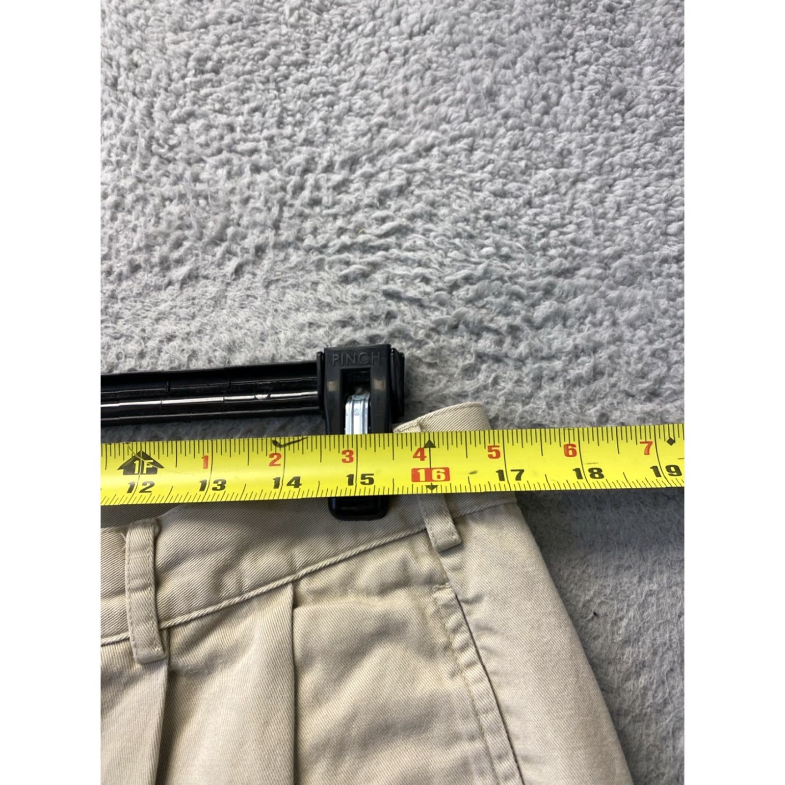 Lands' End Lands' End Men's Chino Shorts 34 Black Casual High Rise 9" Inseam Cotton Plain Front Size US 34 / EU 50 - 4 Thumbnail