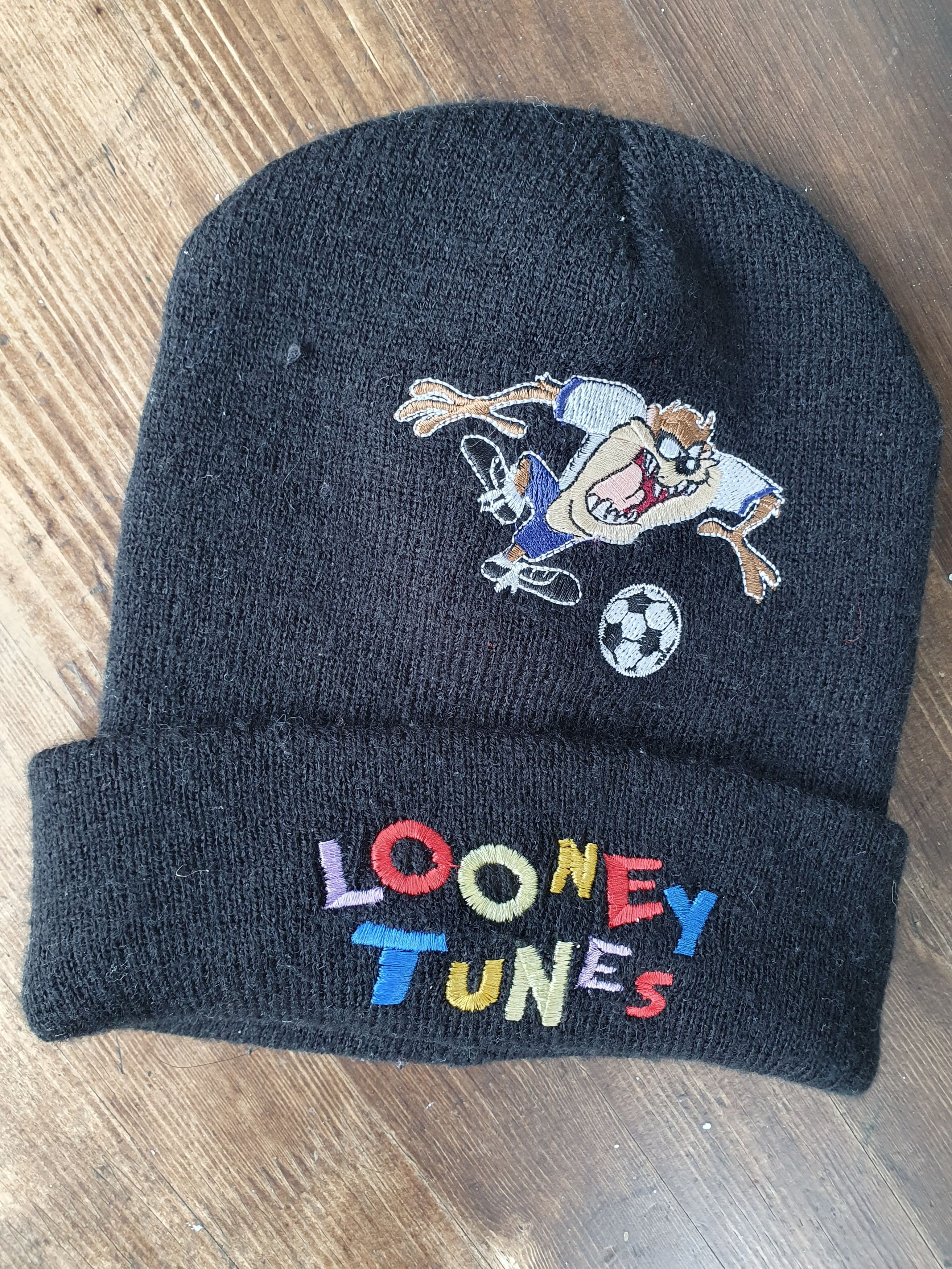 Vintage × Warner Bros Looney Tunes Warner Bros Taz Tazmanian Devil Vtg 1997 Beanie Size ONE SIZE - 5 Thumbnail