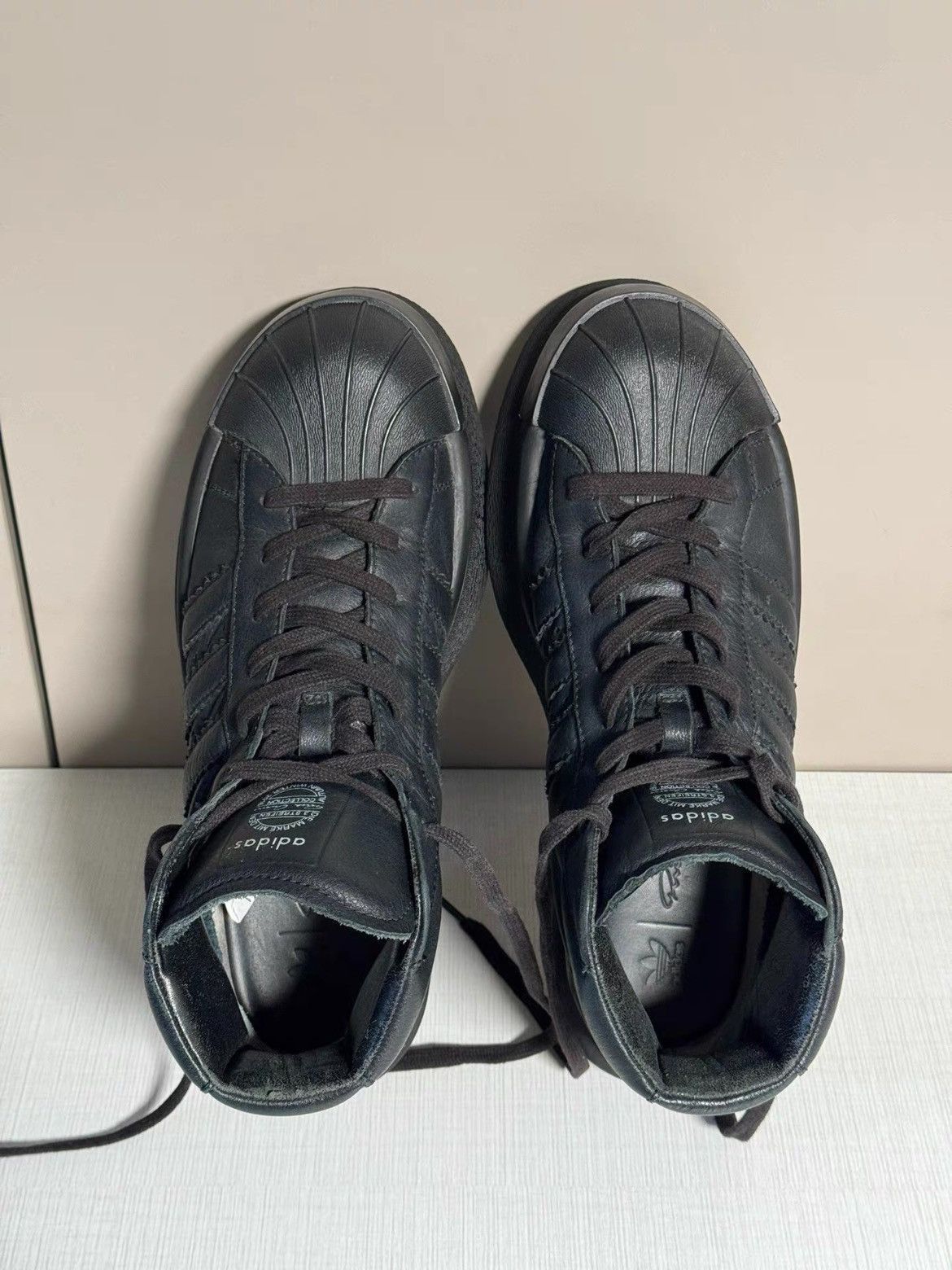 Adidas Rick Owens x Adidas shell front Hi-top Sneaker-2505 Size US 8 / EU 41 - 5 Thumbnail