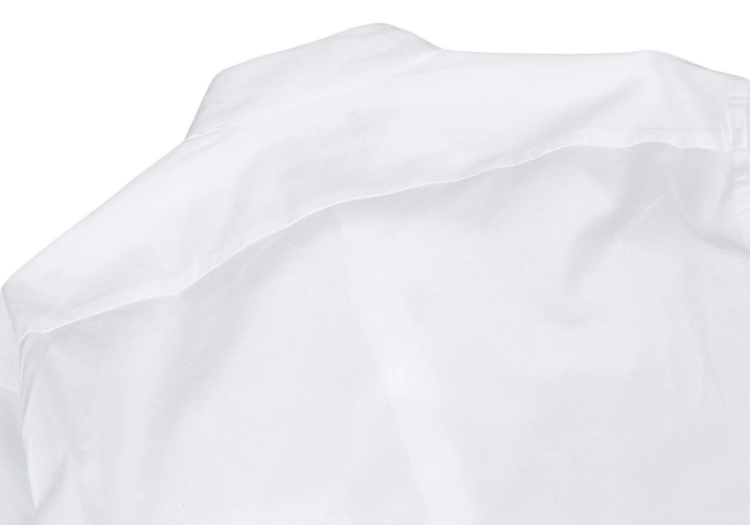 Emporio Armani Cotton Dobby Button-Down Shirt in White, Size 42 Size US XS / EU 42 / 0 - 13 Thumbnail