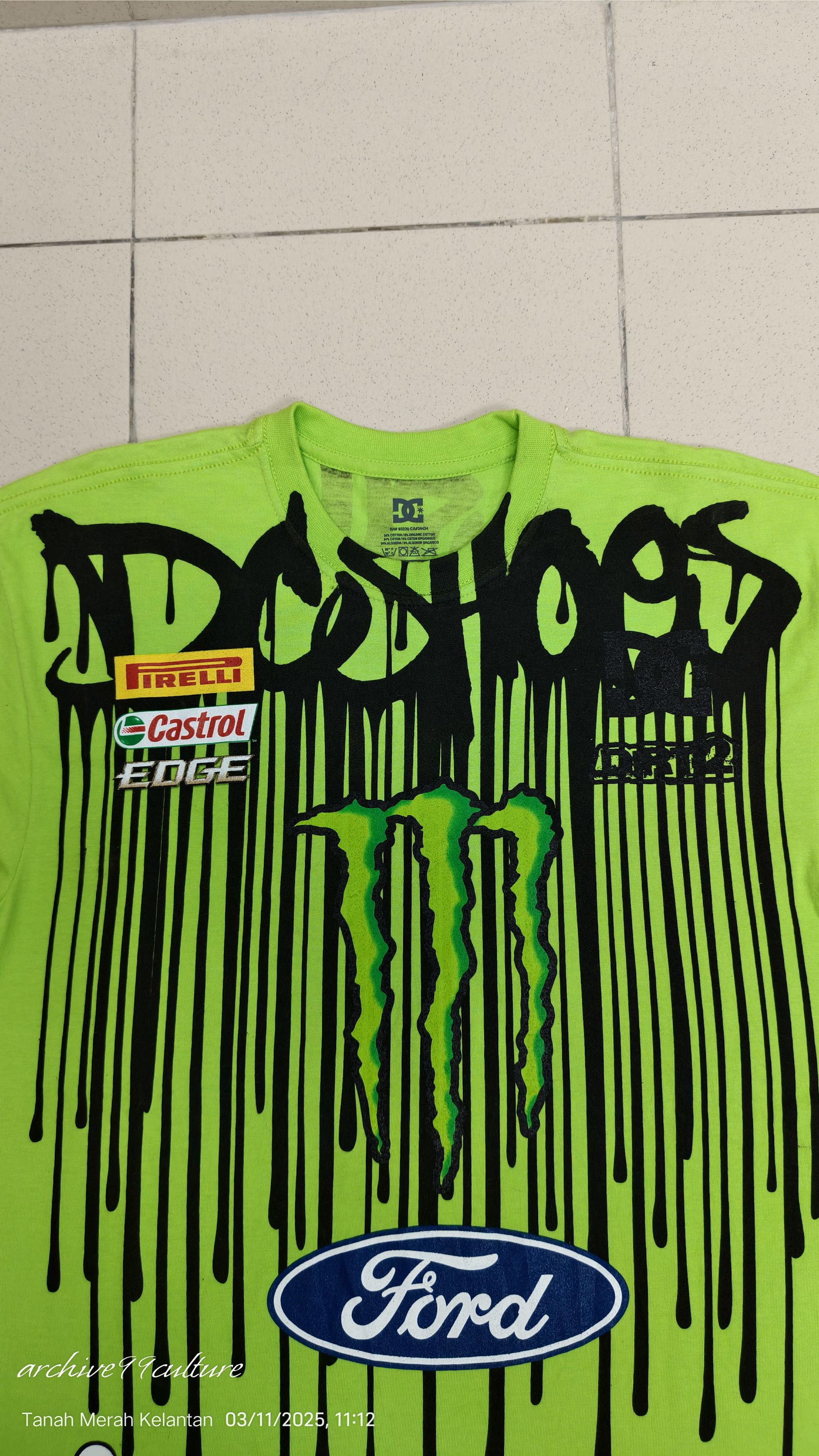 DC DC X Ken Block 43 Racing Sponsored ovp tee Size US L / EU 52-54 / 3 - 8 Thumbnail