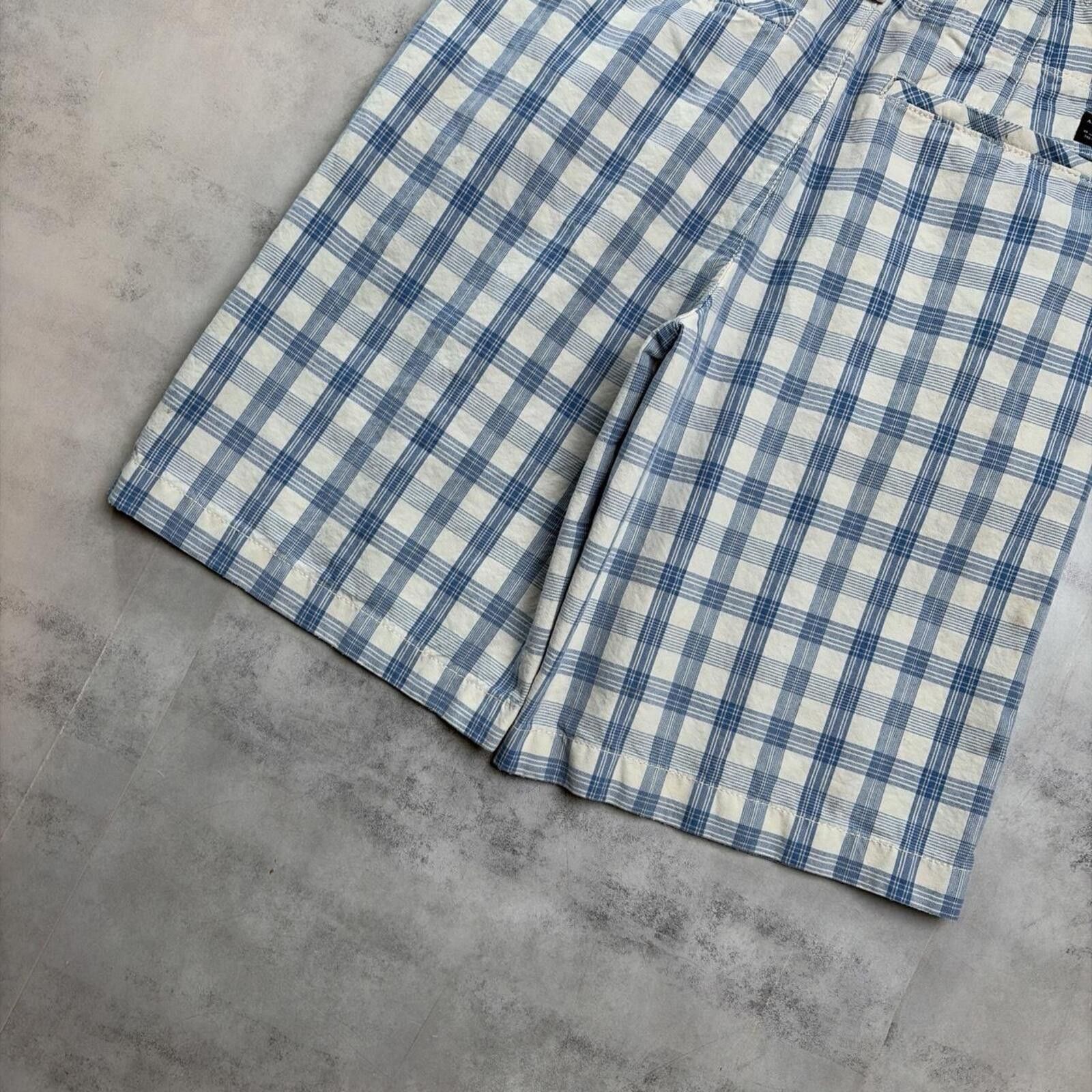 American Eagle Outfitters Y2K American Eagle Grunge Plaid Skater Baggy Shorts Size 42" / US 20 - 4 Thumbnail