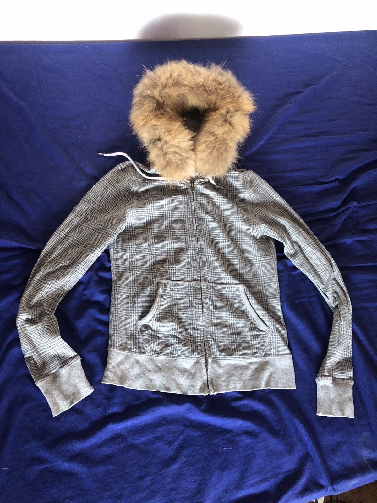 If Six Was Nine × Japanese Brand × Le Grande Bleu (L.G.B.) UNIQLO FAUX FUR HOODIE IFSIXWASNINE STYLE Size S / US 4 / IT 40 - 1 Thumbnail