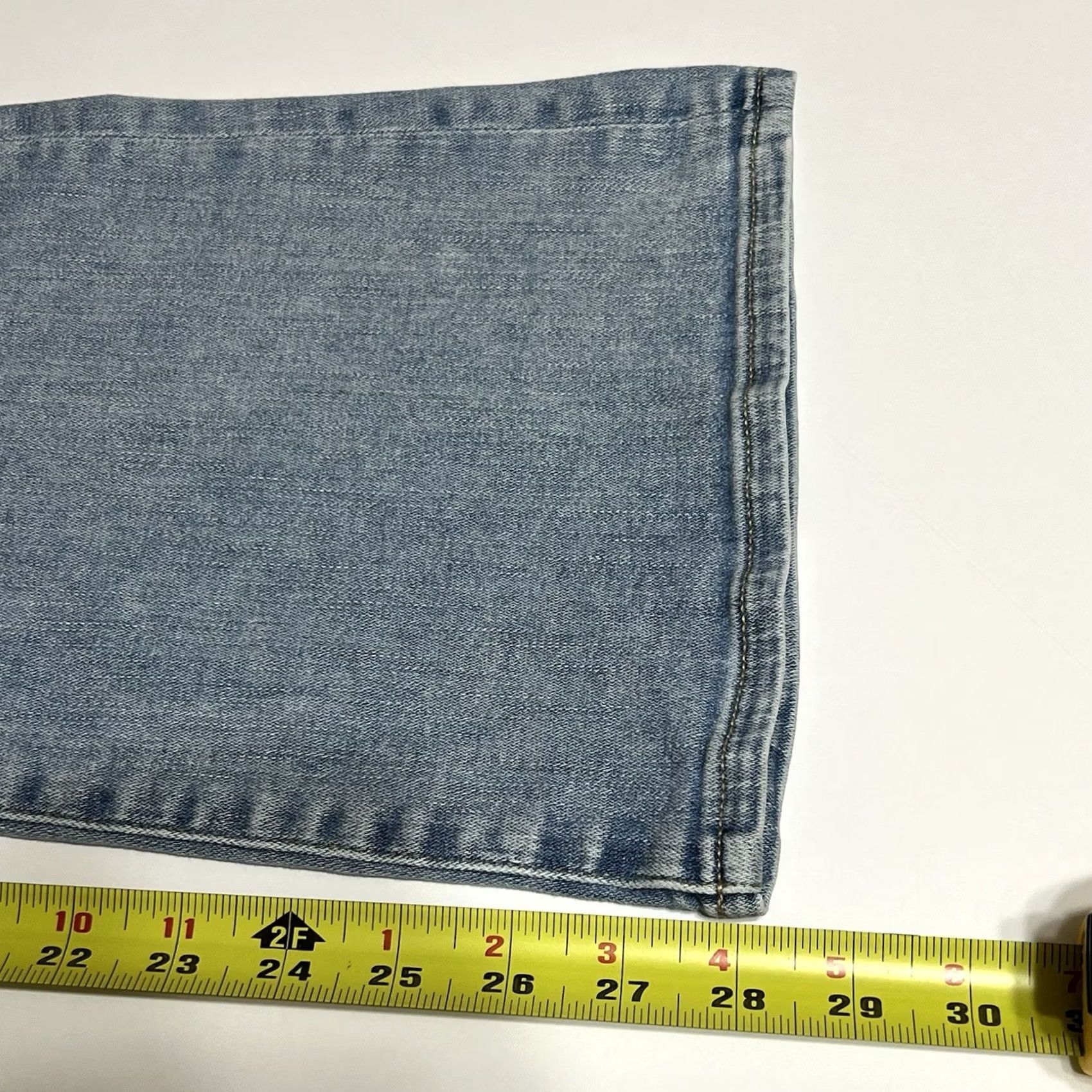 American Eagle Outfitters VINTAGE American Eagle Kick Boot Super Stretch Jeans Women’s 10 Short (31x28) Blue Size 32" / US 10 / IT 46 - 6 Thumbnail