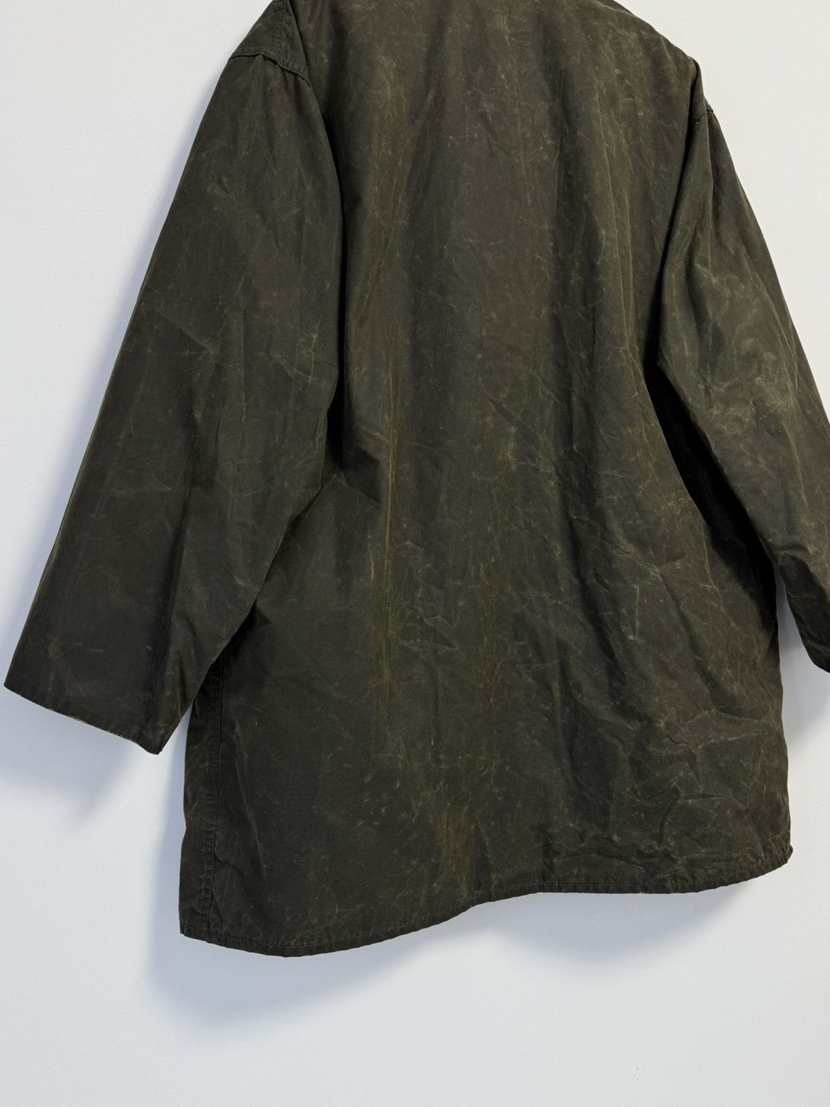 Barbour Vintage Barbour Border Waxed Cotton Mens Jacket Coat Size US XL / EU 56 / 4 - 20 Thumbnail