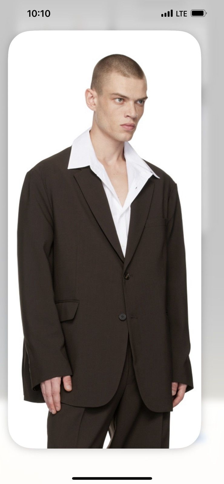 Frankie Shop The Frankie Shop Luxury Suit Rare Unisex Oversized Japanese Size 48S - 23 Thumbnail