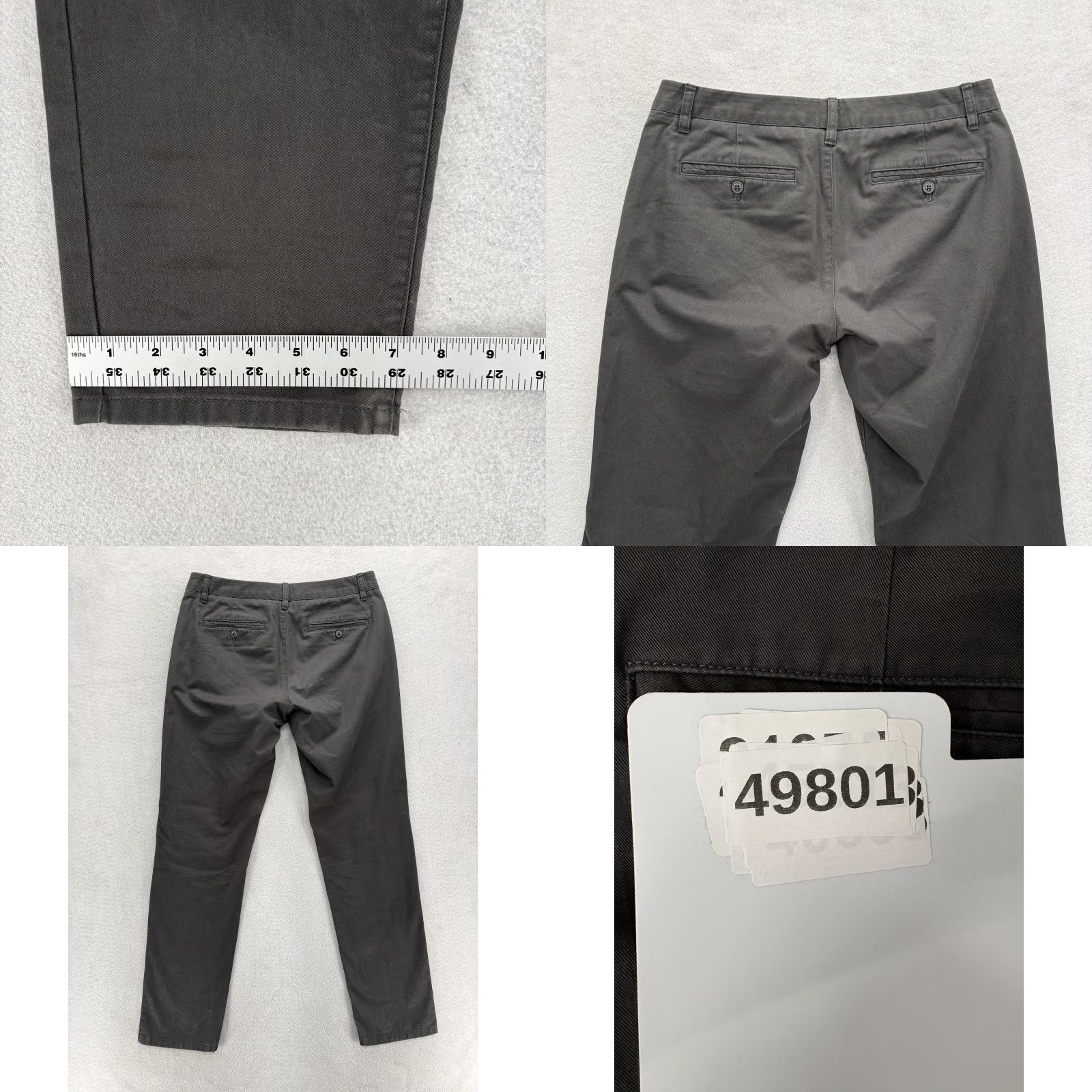 Bonobos Bonobos Chino Pants Mens 32x32 Gray Slim Fit Stretch Casual Work Business Preppy Size US 32 / EU 48 - 9 Thumbnail
