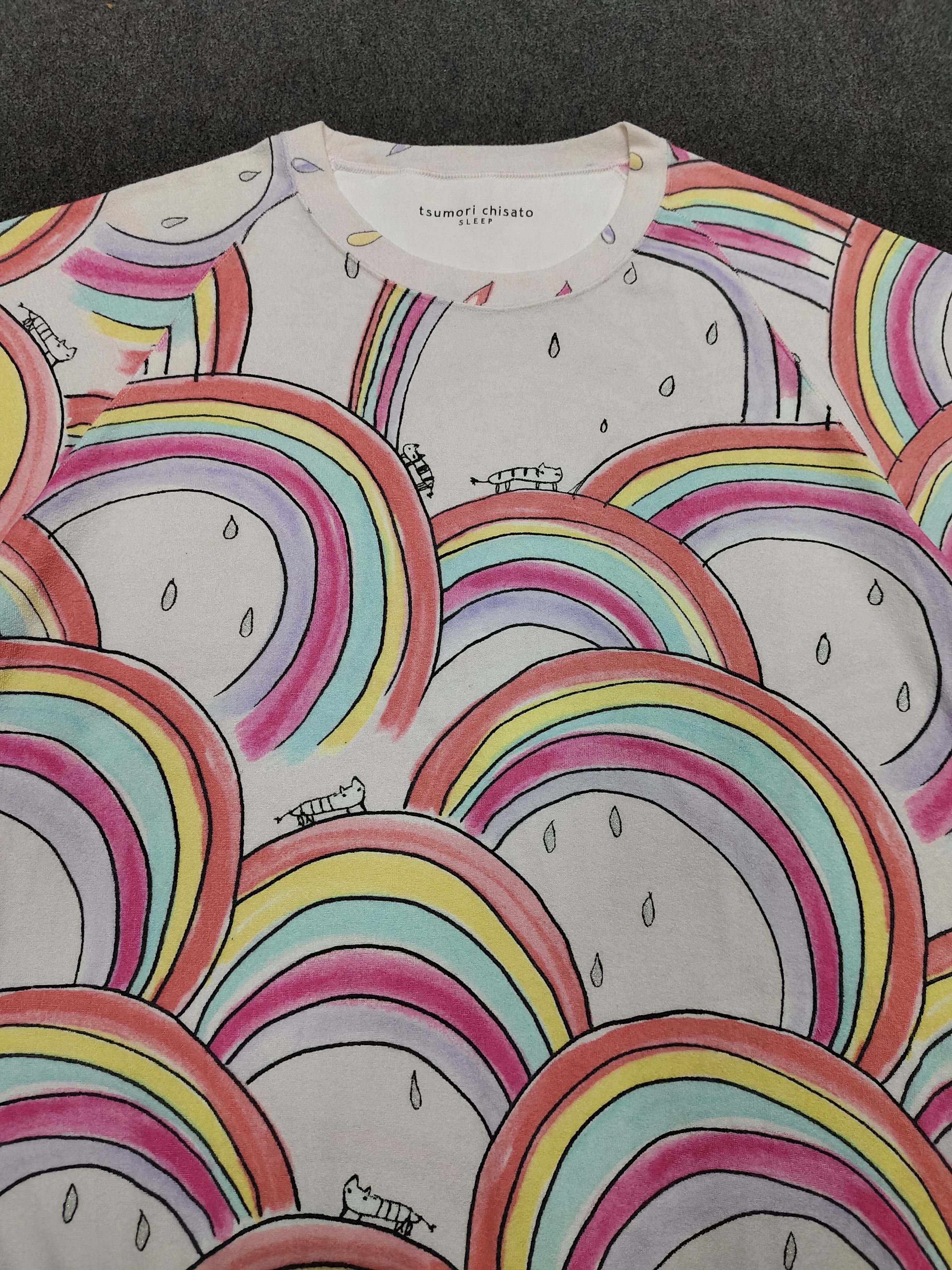 Tsumori Chisato 🇯🇵 Tsumori Chisato 🇯🇵 Rainbow Art Tshirt Size L / US 10 / IT 46 - 5 Thumbnail