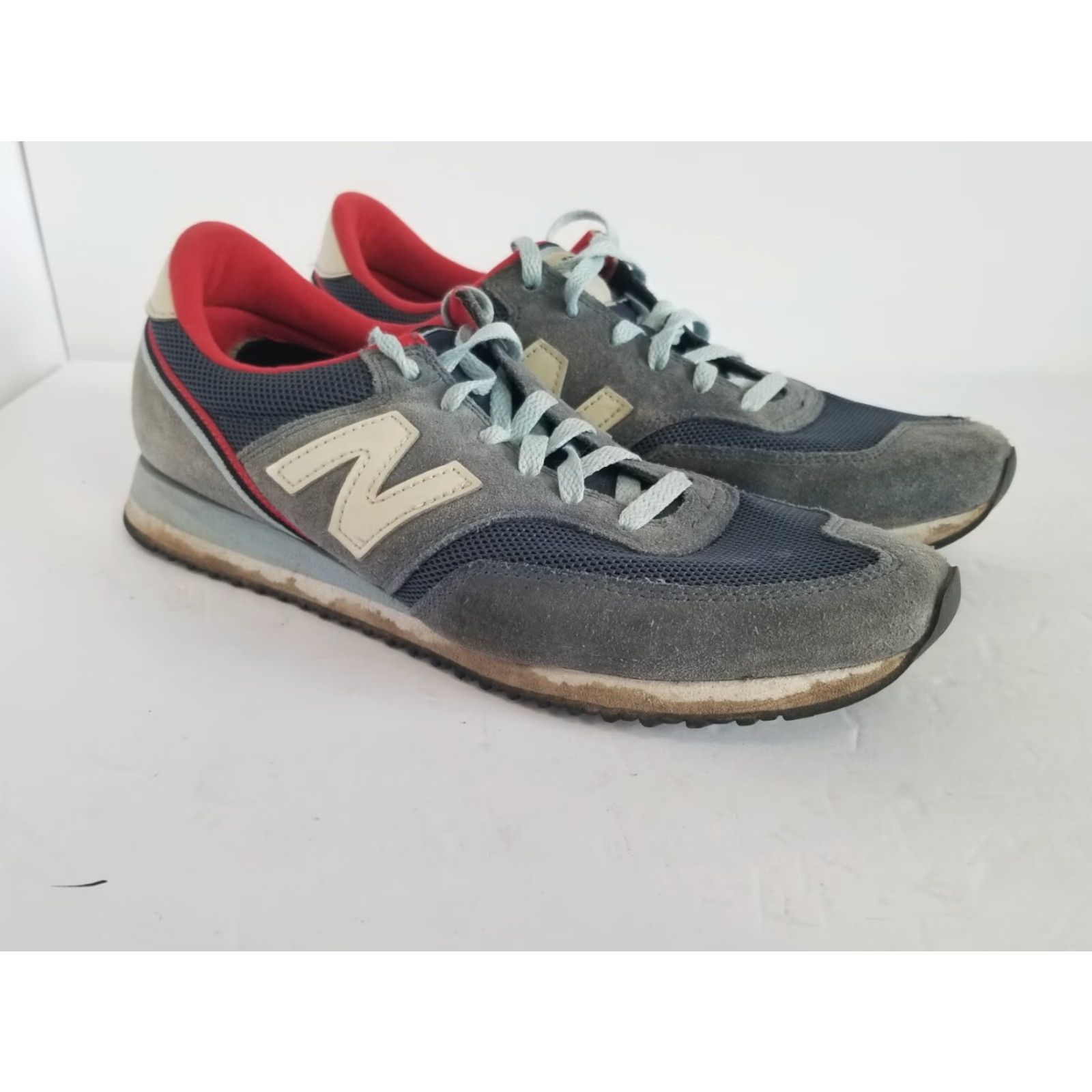 New Balance VINTAGE New Balance CM620B Men's 9 Gray Red Sneakers Classic No Insoles See Pics Size US 9 / EU 42 - 2 Thumbnail