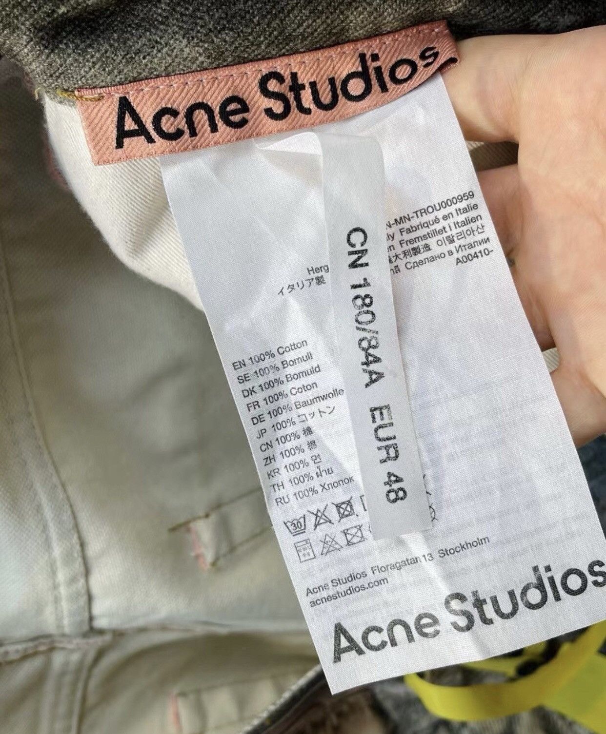 Acne Studios Acne studios Splash ink dirty 3D printed jeans2412-Nextarrow Size US 32 / EU 48 - 4 Thumbnail