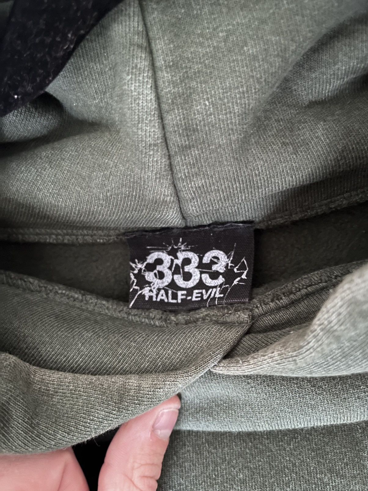 Half Evil 333 Half-Evil Green Hoodie Size US XXL / EU 58 / 5 - 3 Thumbnail