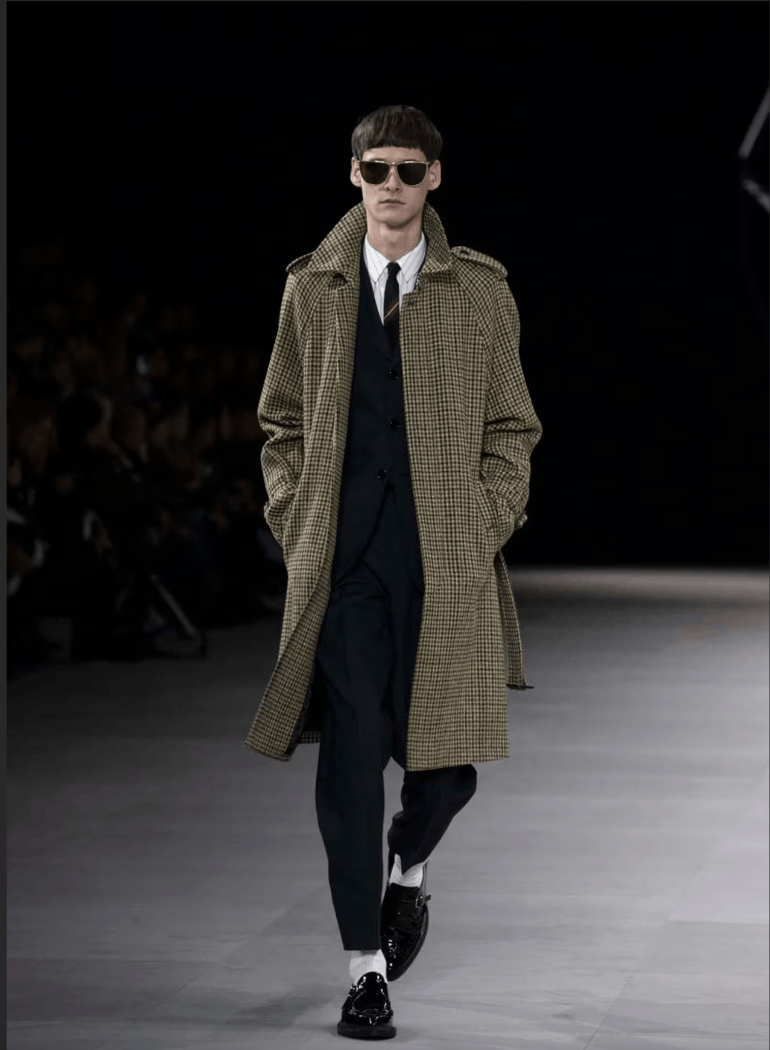 Celine F/W19 Plaid Wool Trench *Rare* Size US M / EU 48-50 / 2 - 1 Thumbnail