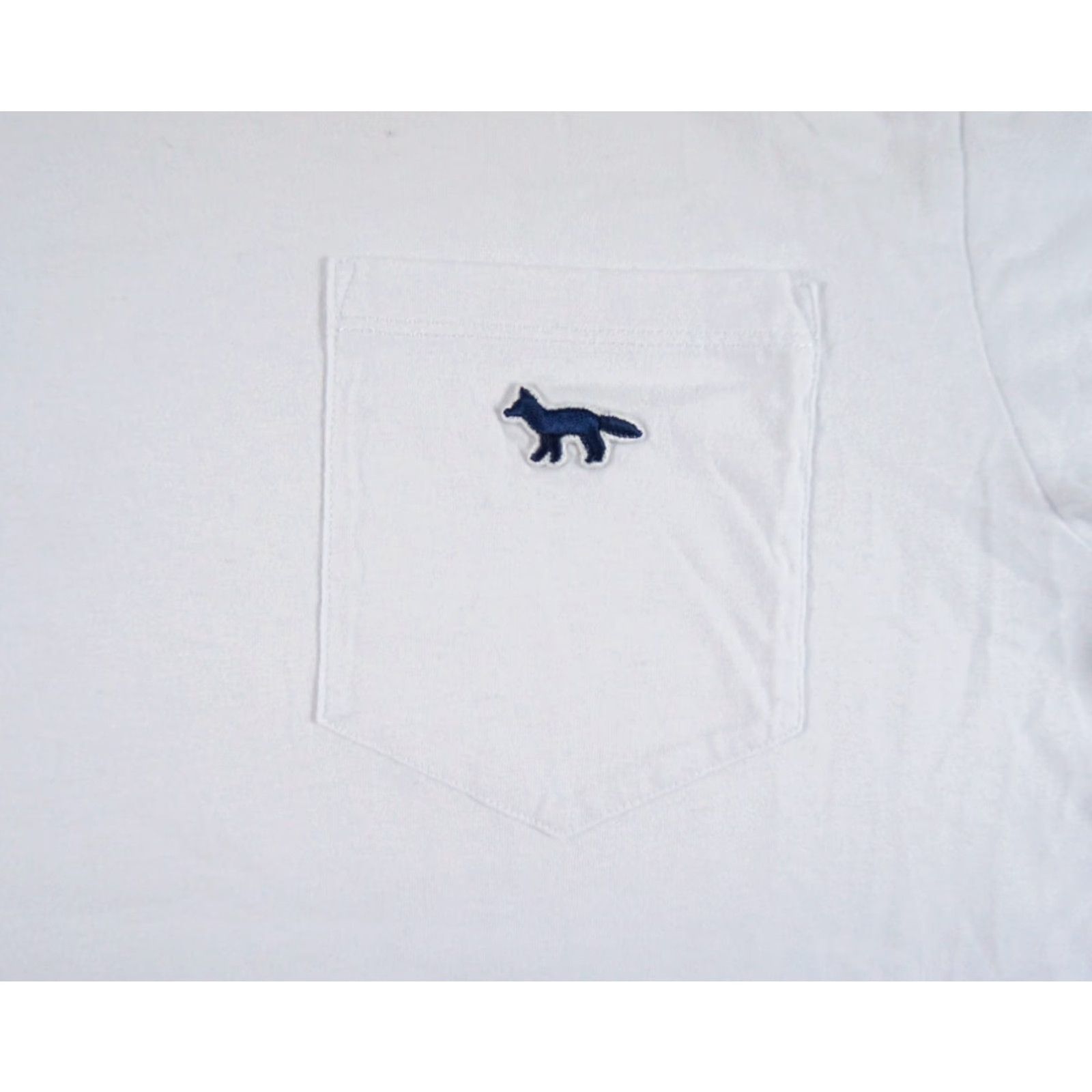Vintage Maison Kitsune Men's Short Sleeve Pocket Tee XS White Crewneck T-Shirt Size US XS / EU 42 / 0 - 2 Thumbnail