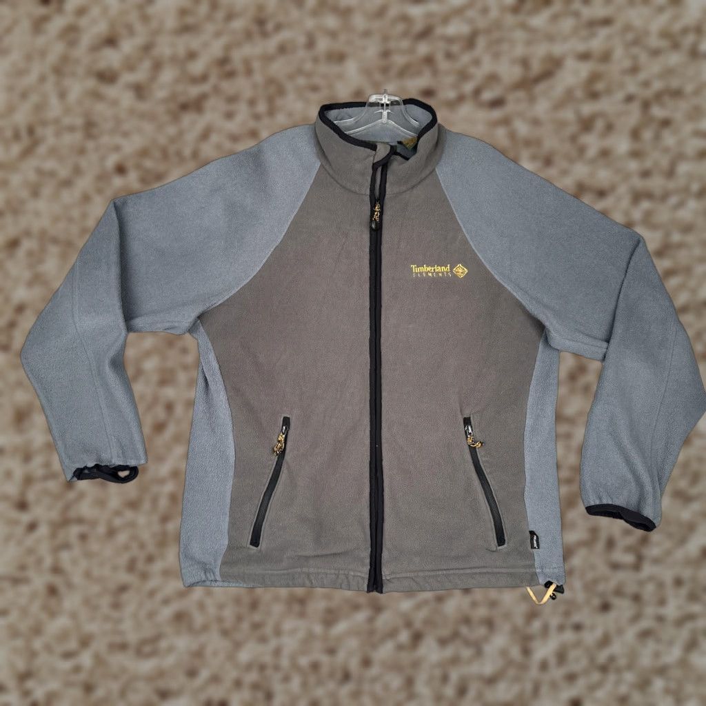 Timberland Timberland Elements Jacket Mens Medium Gray Full Zip fleece Outdoor Hiking Winter Size US M / EU 48-50 / 2 - 1 Thumbnail