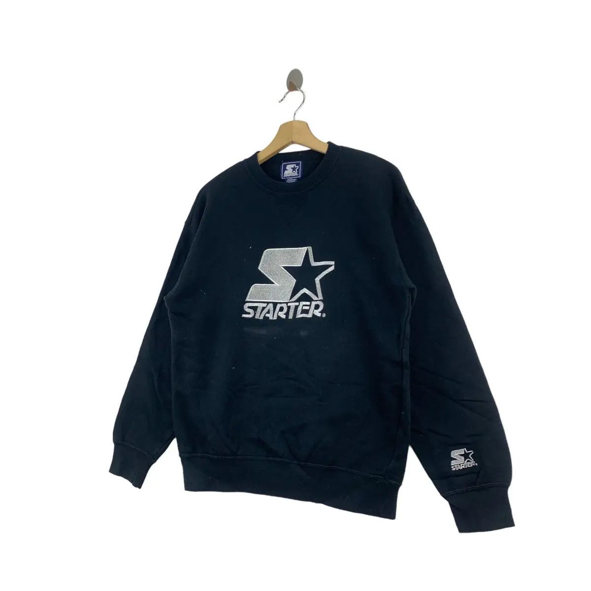 Starter Vtg STARTER ATHLETIC Embroidered Sport Sweatshirt Collegiate Size US L / EU 52-54 / 3 - 4 Thumbnail