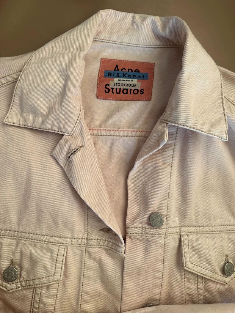 Acne Studios Acne studios Pink wash denim jacket 2502-Nextarrow Size US S / EU 44-46 / 1 - 7 Thumbnail