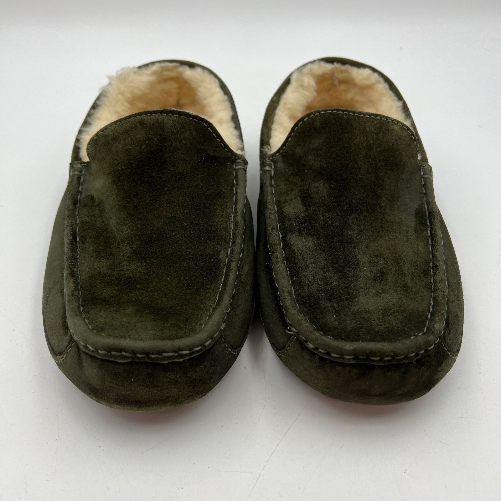 Ugg Uggs Men's Ascot Suede Slipper in Green Loafer Size US 11 / EU 44 - 2 Thumbnail