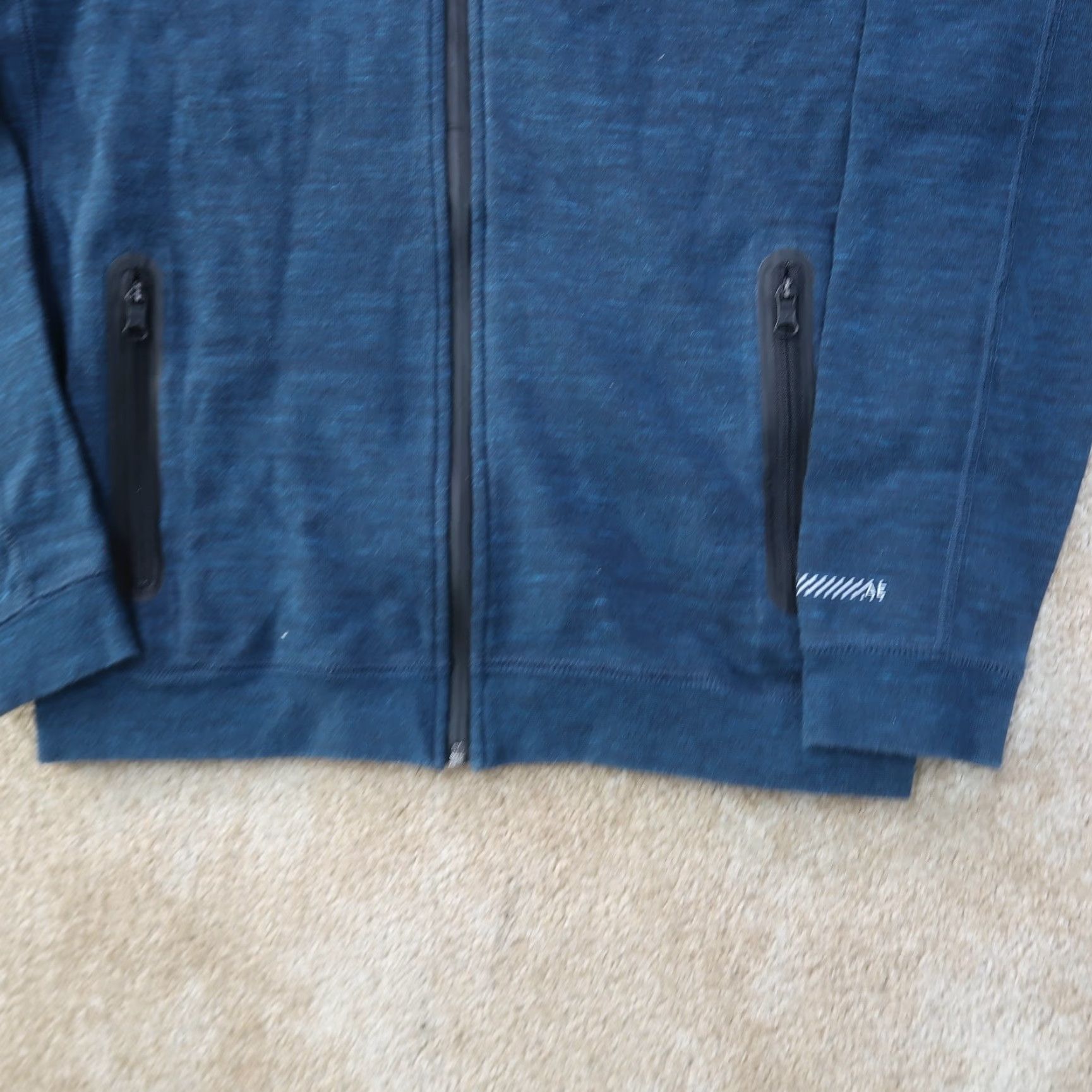 American Eagle Outfitters American Eagle Hoodie Men’s small blue Hooded Sweatshirt Full zip active flex Size US S / EU 44-46 / 1 - 2 Thumbnail