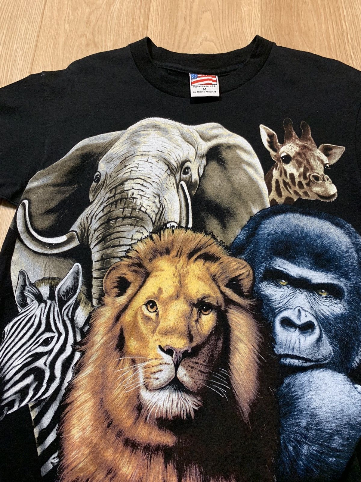 Vintage Rare Vintage 1995 Trinity Products Animal Tee Size US M / EU 48-50 / 2 - 7 Thumbnail