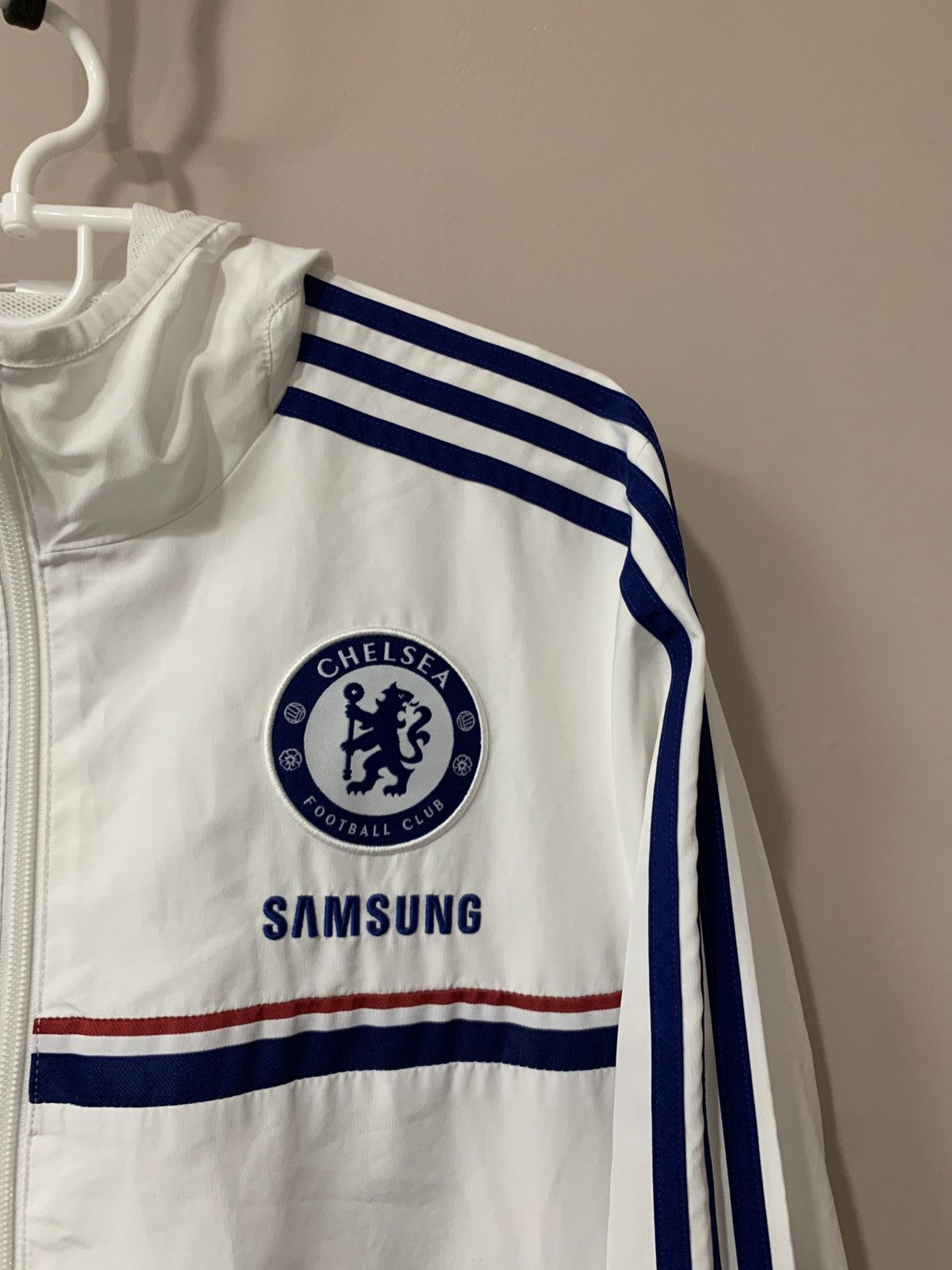 Adidas × Chelsea Soccer Chelsea London Full Zip Football Jacket Adidas Soccer Sz XS Size US XS / EU 42 / 0 - 4 Thumbnail
