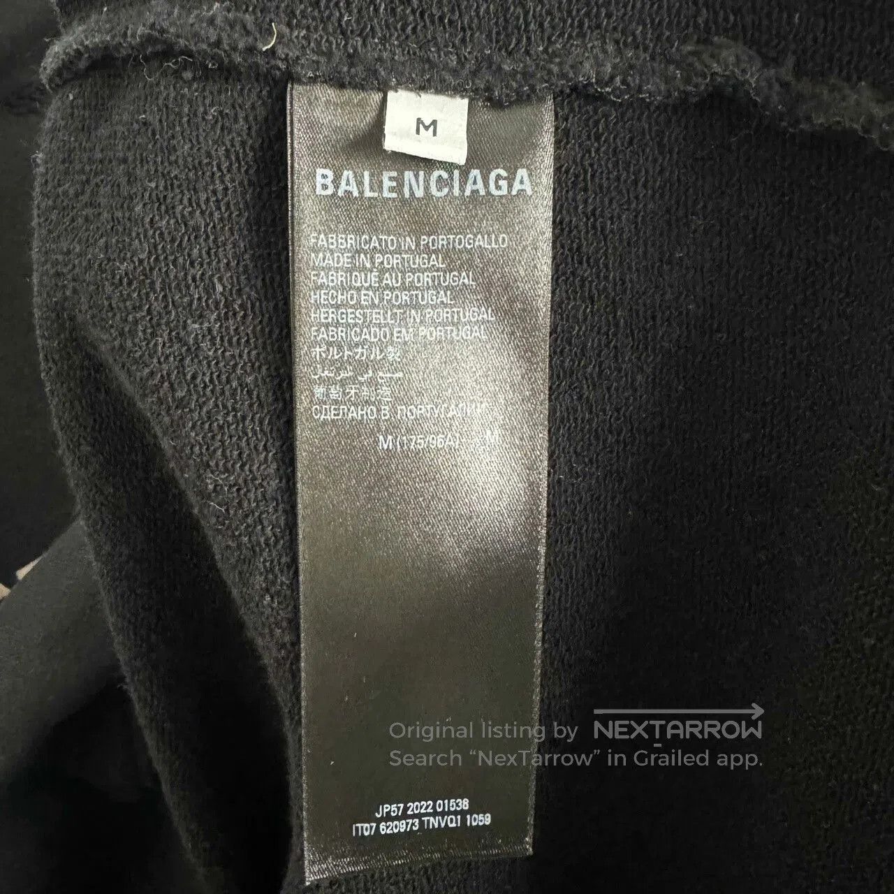 Balenciaga Black Graffiti Pullover Hoodie by Balenciaga. Size US M / EU 48-50 / 2 - 4 Thumbnail