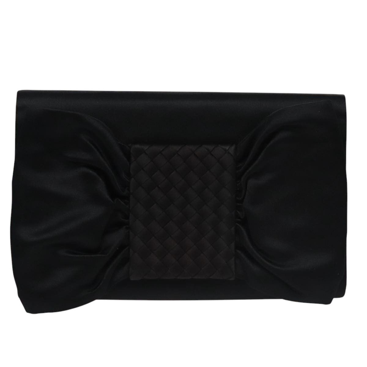 Bottega Veneta Black Silk Clutch Bag (Pre-Owned) Size ONE SIZE - 1 Thumbnail
