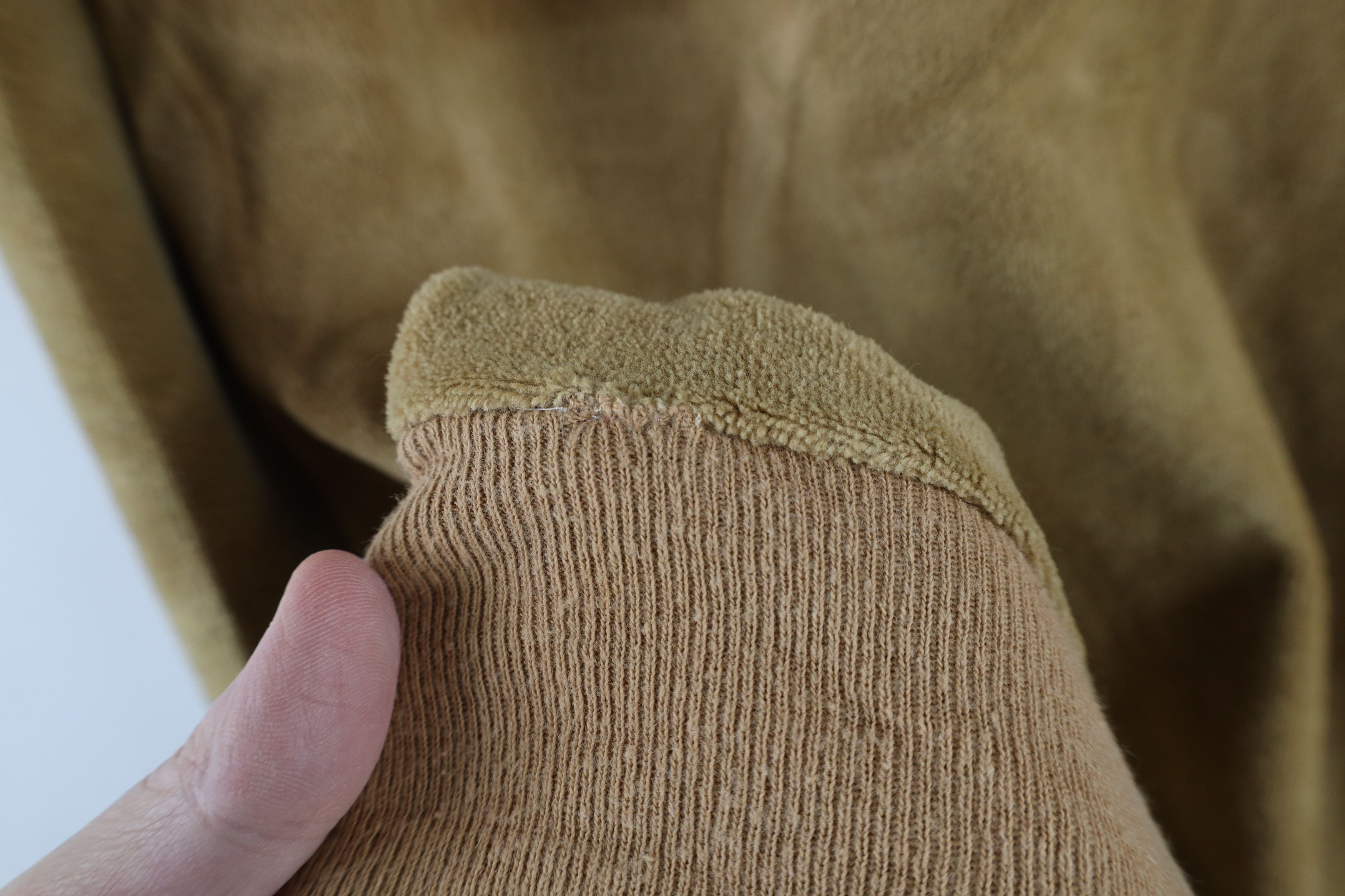 Vintage Vintage 70s Streetwear Blank Terry Cloth V-Neck Sweater USA Size US L / EU 52-54 / 3 - 4 Thumbnail