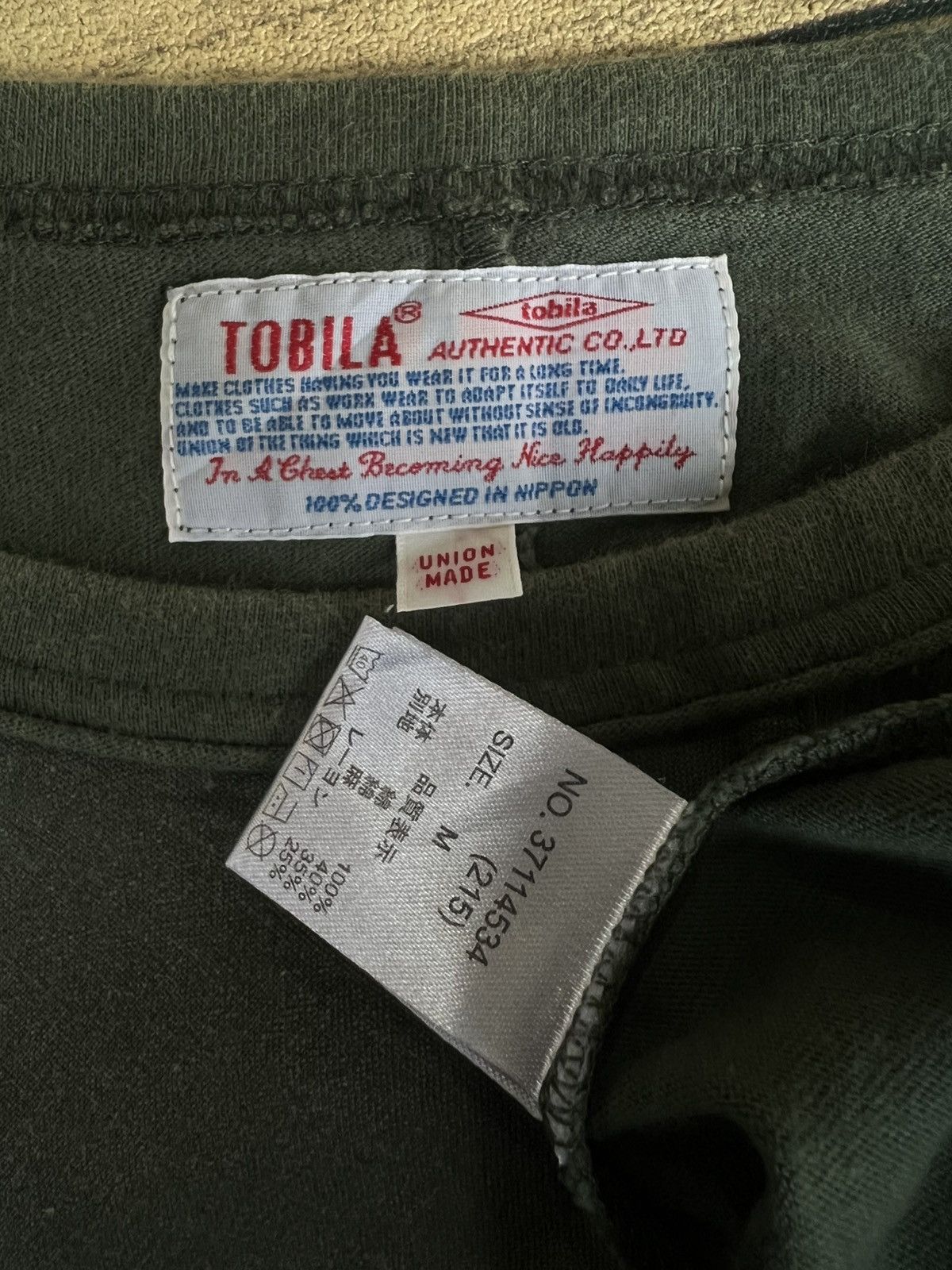 Japanese Brand Tobila y2k grunge raglan tee Size US M / EU 48-50 / 2 - 5 Thumbnail