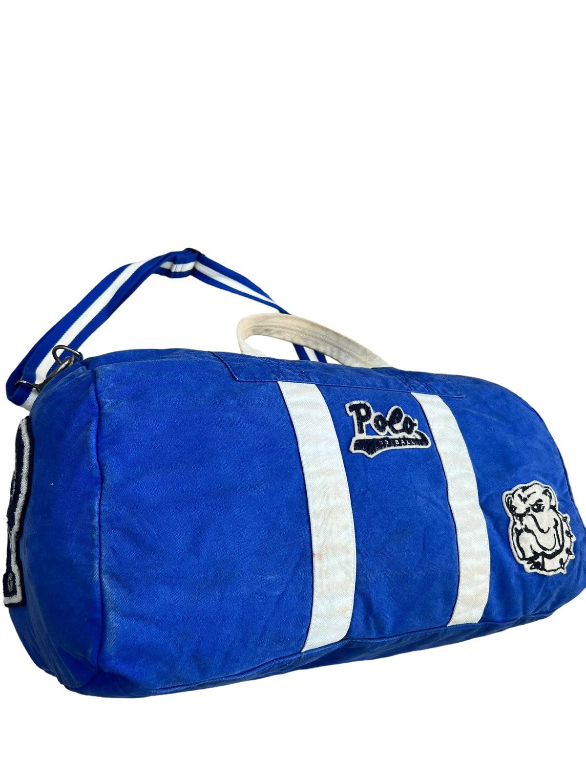 Polo Ralph Lauren Vintage Ralph Lauren Football Muddy Dirty Duffle Teavel Bag Size ONE SIZE - 7 Thumbnail