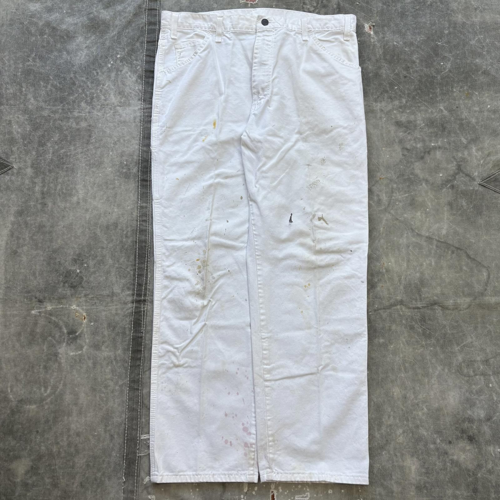 Dickies Vintage 90s Y2K Dickies Painter Carpenter Distressed Pants Size US 36 / EU 52 - 1 Thumbnail