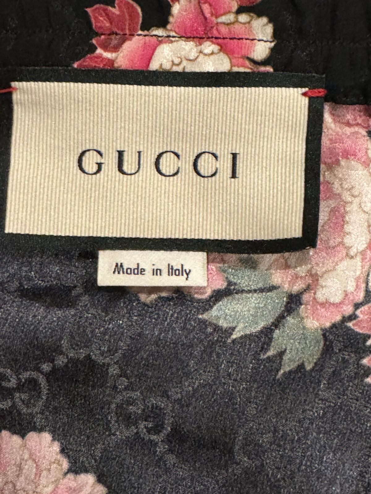 Gucci Gucci Black MonogramShorts Silk Size US 33 - 6 Thumbnail
