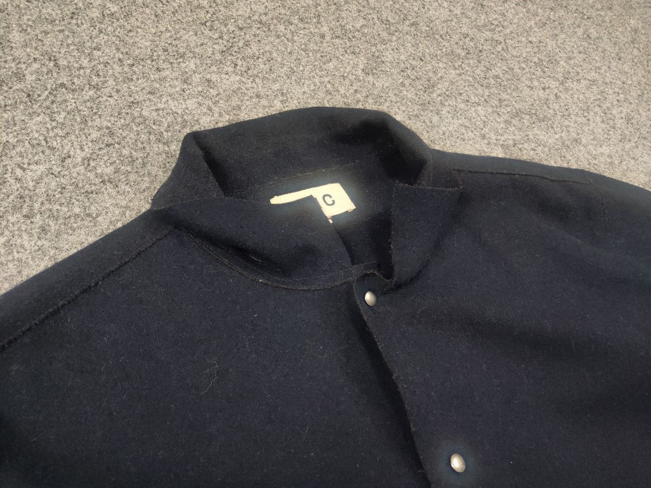 YMC YMC You Must Create Design Navy Thin wool overshot jacket Size US XL / EU 56 / 4 - 12 Thumbnail