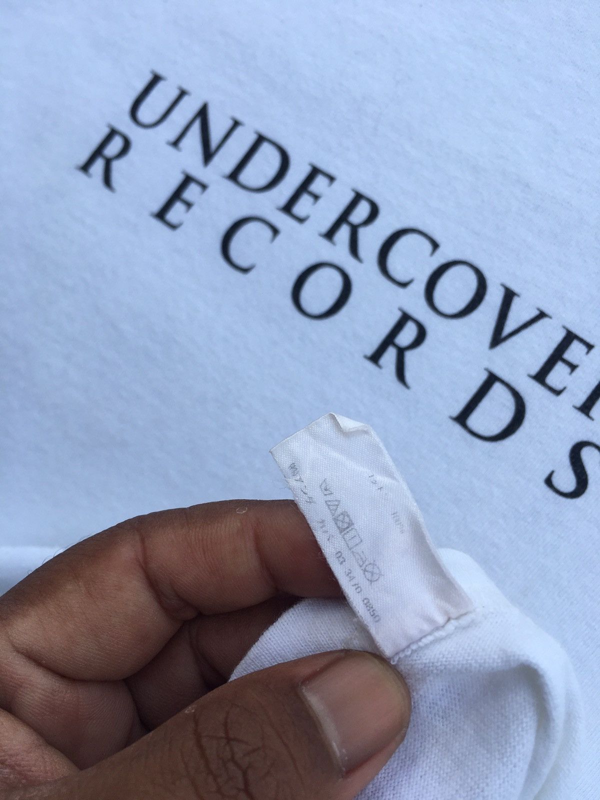 Undercover Rare UNDERCOVER Records “WAHNFRIEDEN” Spellout Tshirt Size US L / EU 52-54 / 3 - 16 Thumbnail