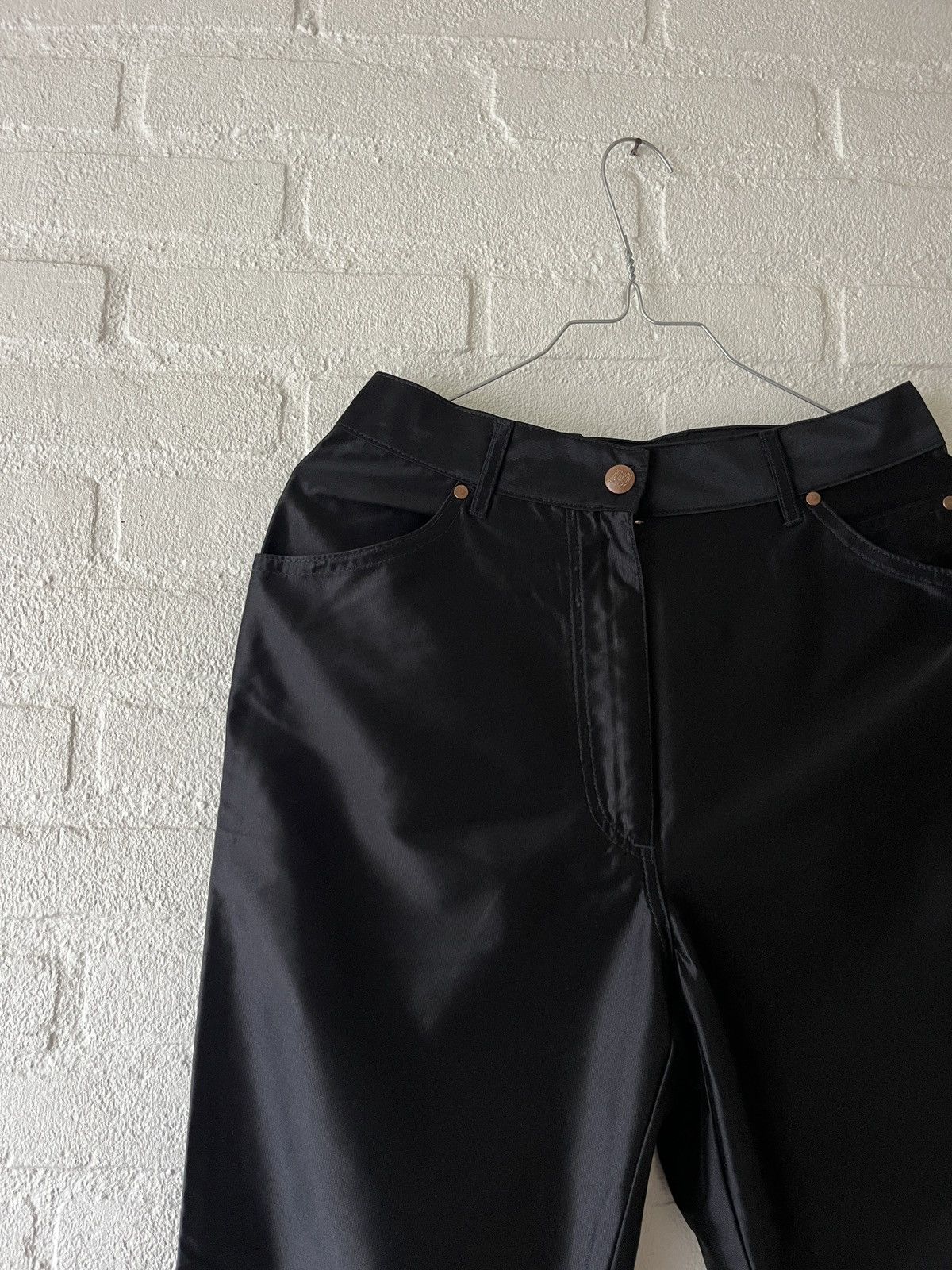 Jean Paul Gaultier Jean Paul Gaultier metallic pants nylon vintage y2k Size 32" / US 10 / IT 46 - 2 Thumbnail