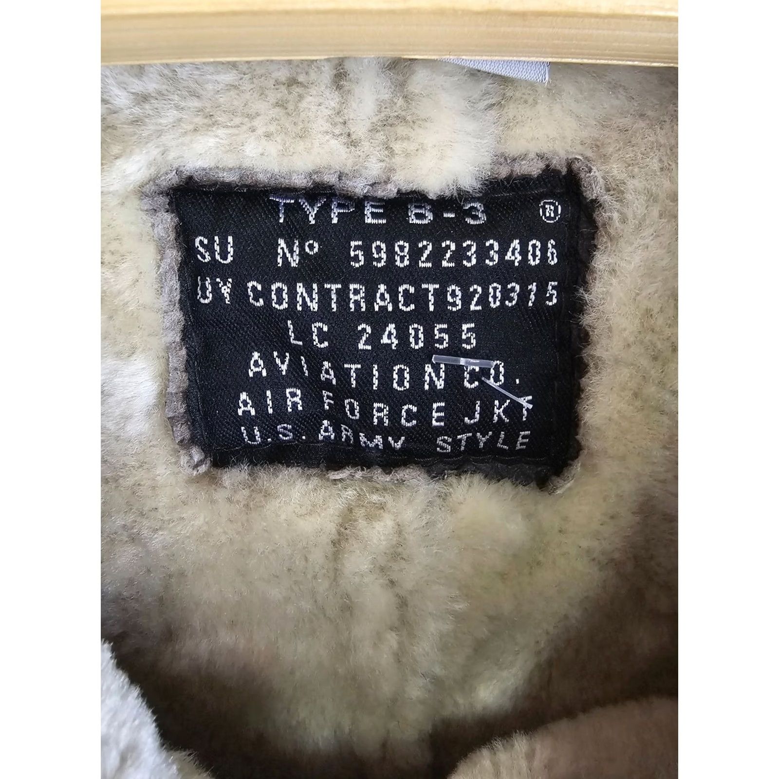 Vintage VINTAGE USAF US AIR FORCE B-3 SHEEPSKIN SHEARLING BOMBER JACKET SZ XLARGE Size US XL / EU 56 / 4 - 5 Thumbnail