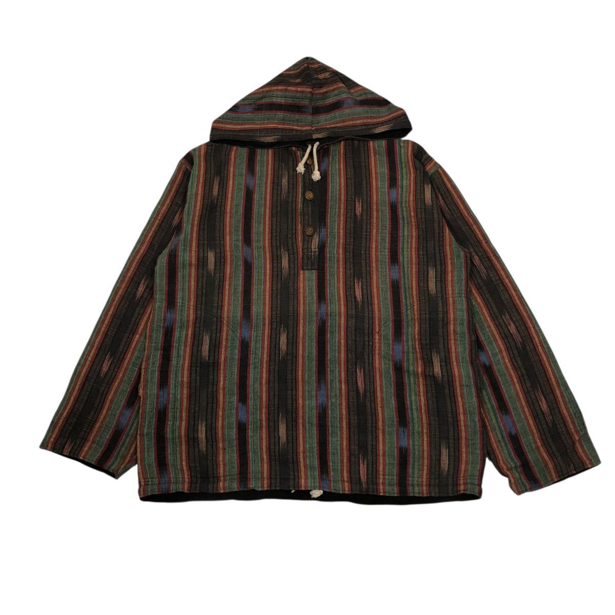 Japanese Brand 🔥VINTAGE BAJRA PULL OVER HICKORY STRIPED LAXMI ISSEY MIYAKE Size US M / EU 48-50 / 2 - 1 Thumbnail