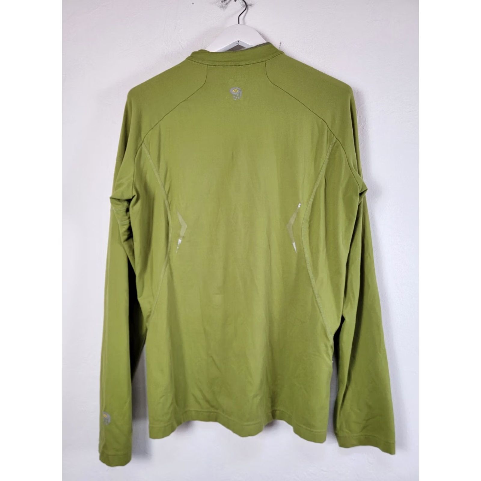 Mountain Hardwear Mountain Hardwear Mens 1/4 Zip Pullover Jacket Large Green Long Sleeve Outdoor Size US L / EU 52-54 / 3 - 2 Thumbnail